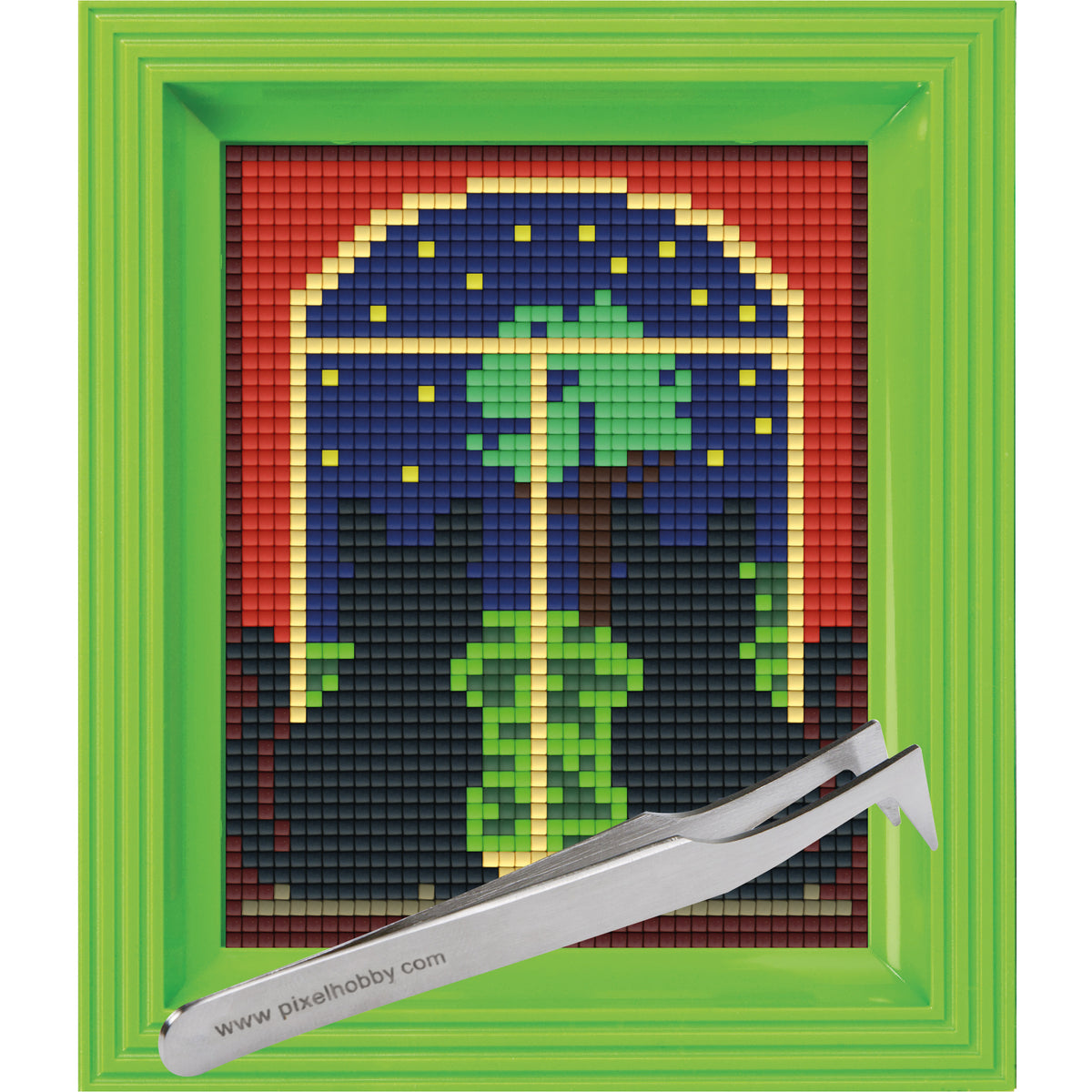 #Bilderrahmen_hellgrün #Pinzette_Pinzette abgewinkelt