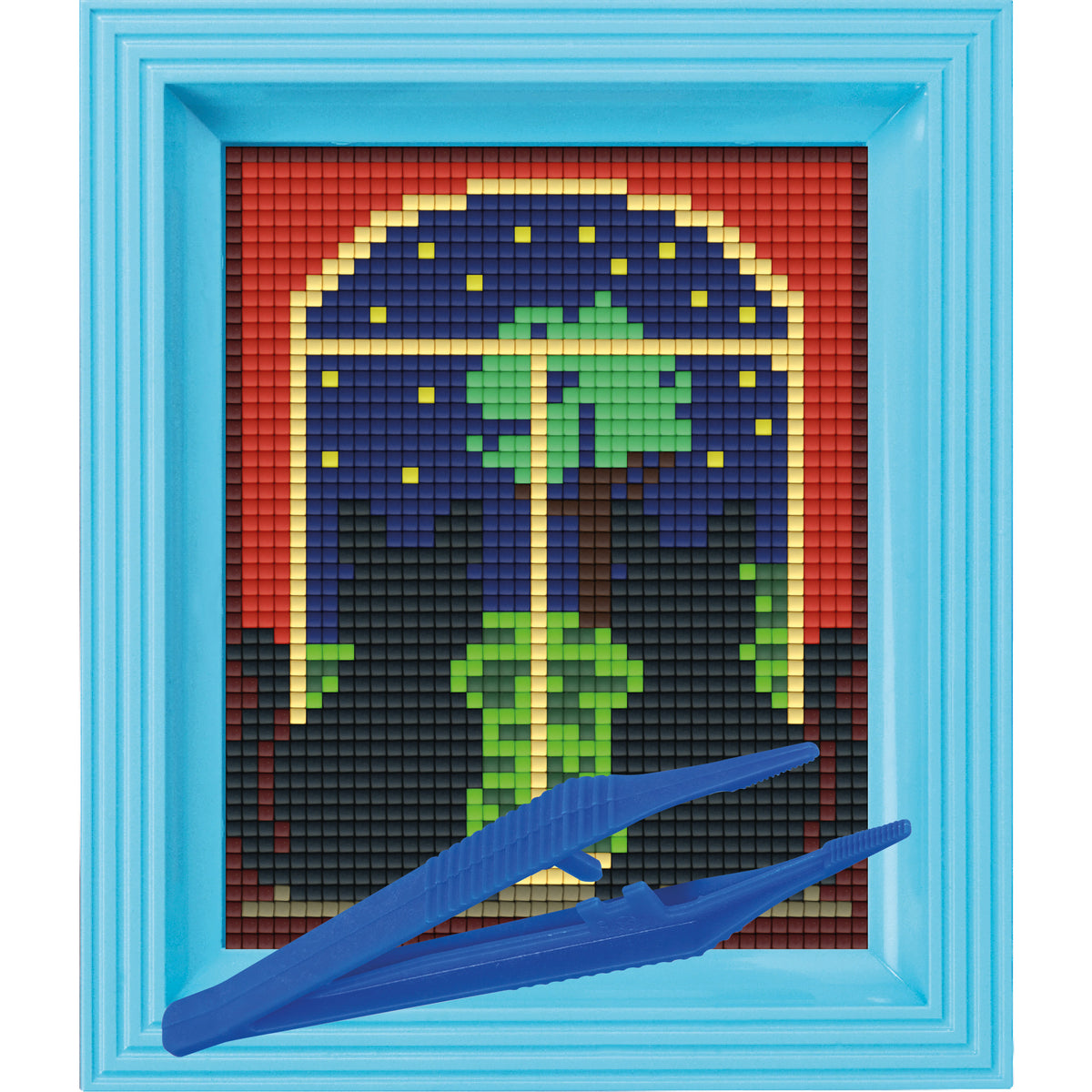 #Bilderrahmen_hellblau #Pinzette_Kunststoffpinzette