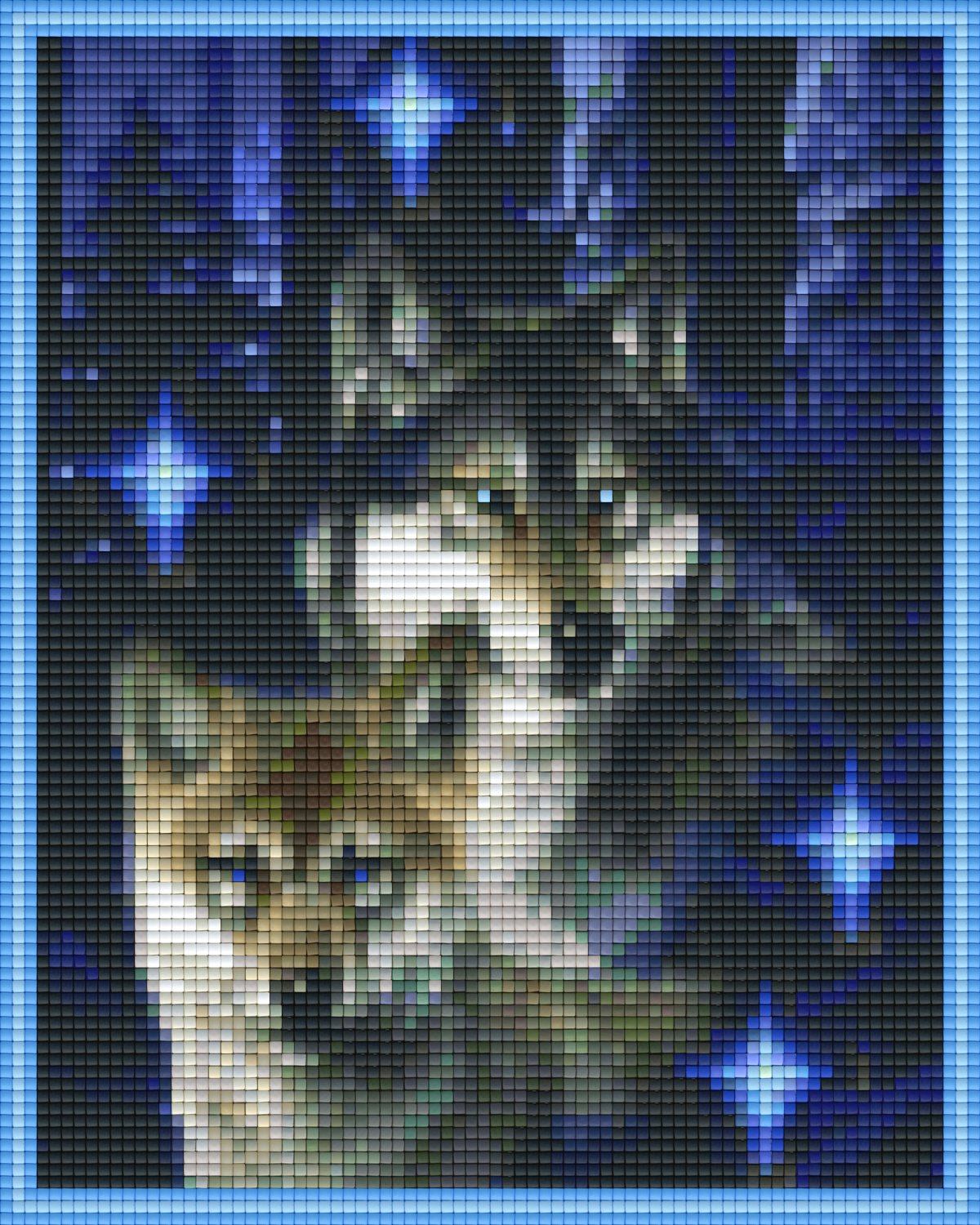 Pixelhobby Klassik Vorlage - Wolfs Duo