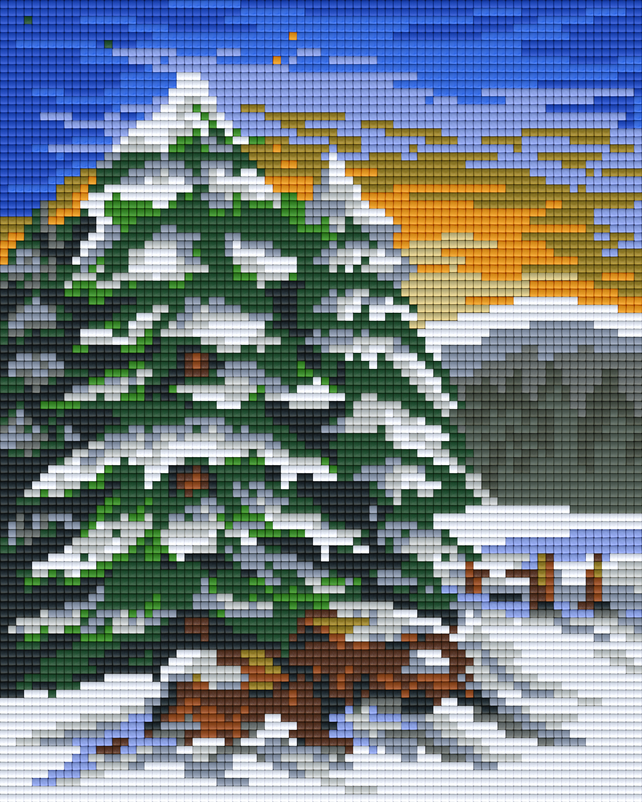 Pixelhobby Klassik Set - Wintermorgen