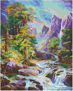 Pixelhobby Klassik Vorlage - Deep into the Mountain