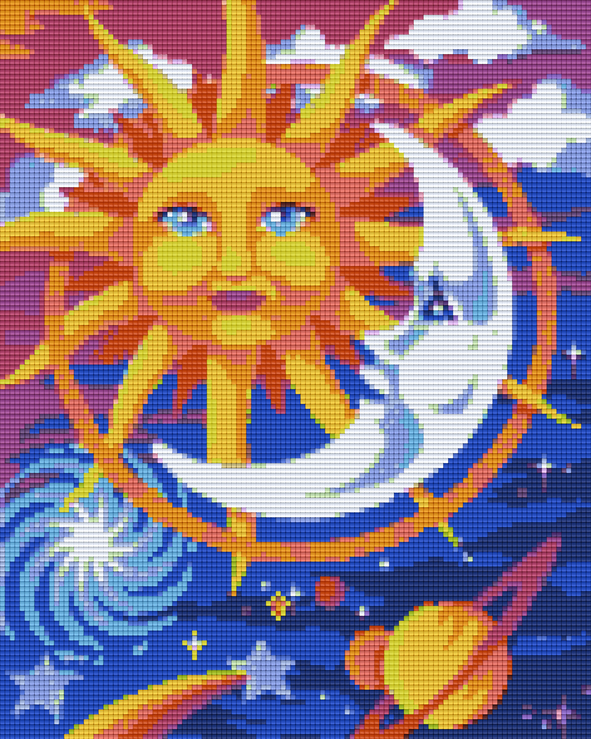 Pixel Hobby Classic Template - Sun and Moon