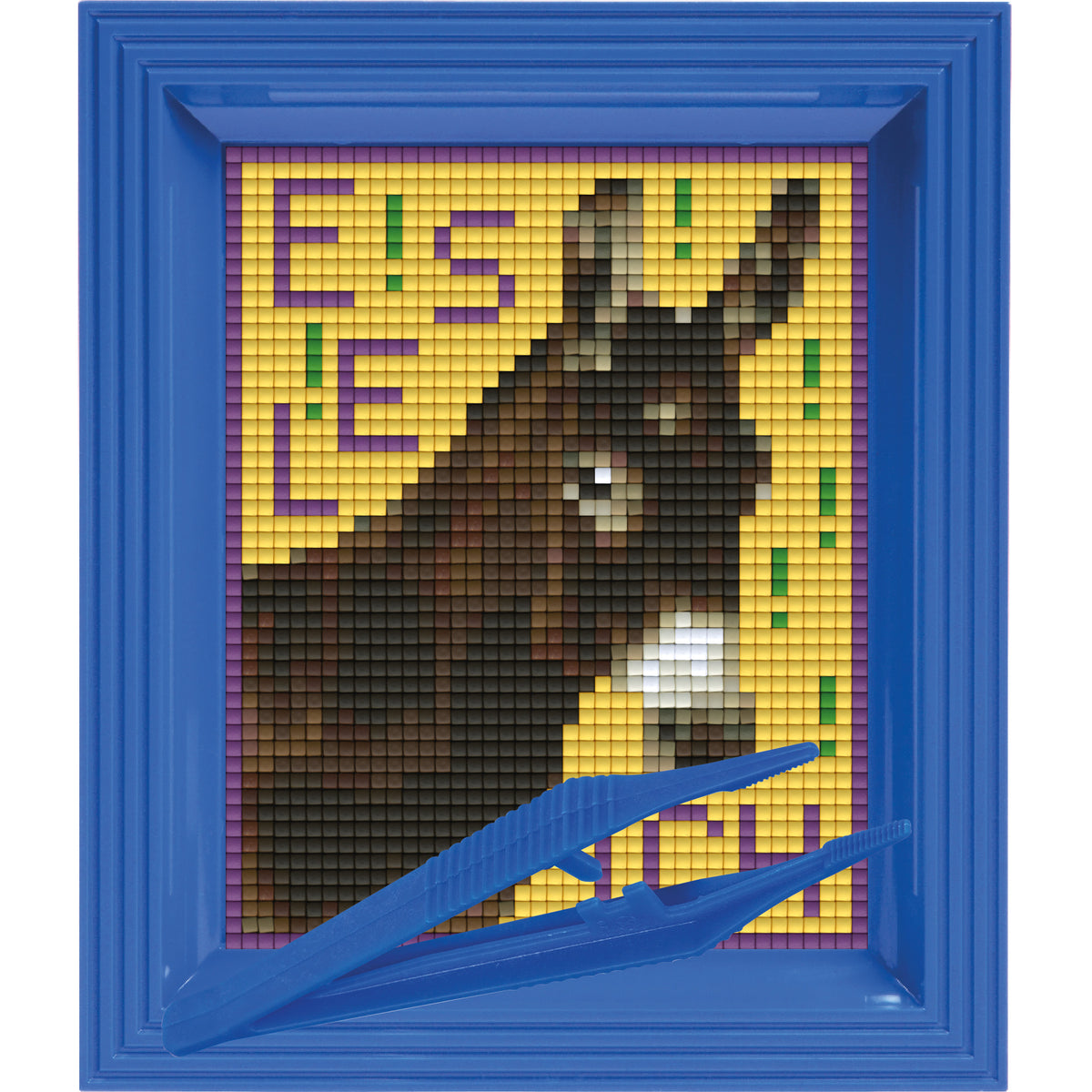 #Bilderrahmen_signalblau #Pinzette_Kunststoffpinzette