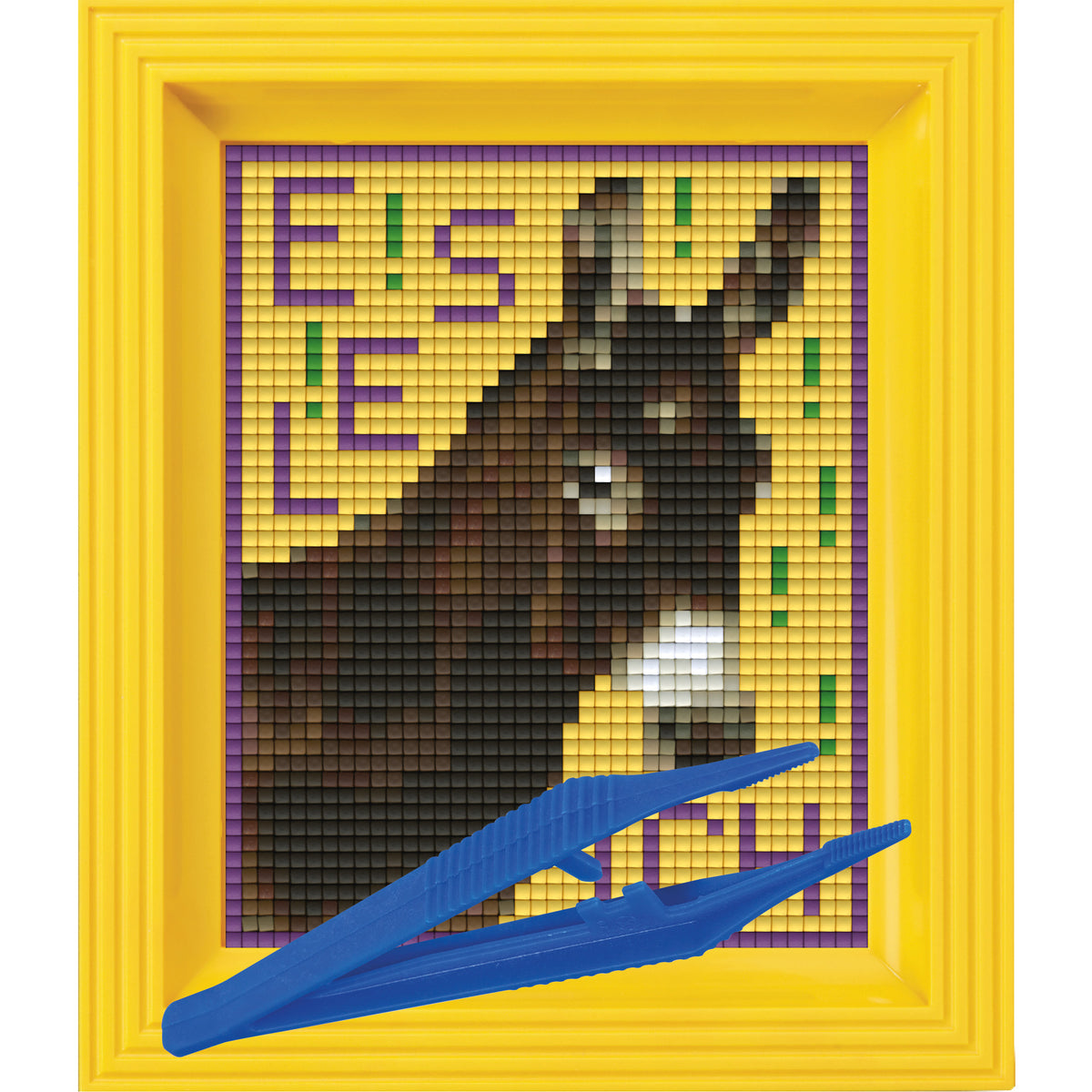 #Bilderrahmen_gelb #Pinzette_Kunststoffinzette