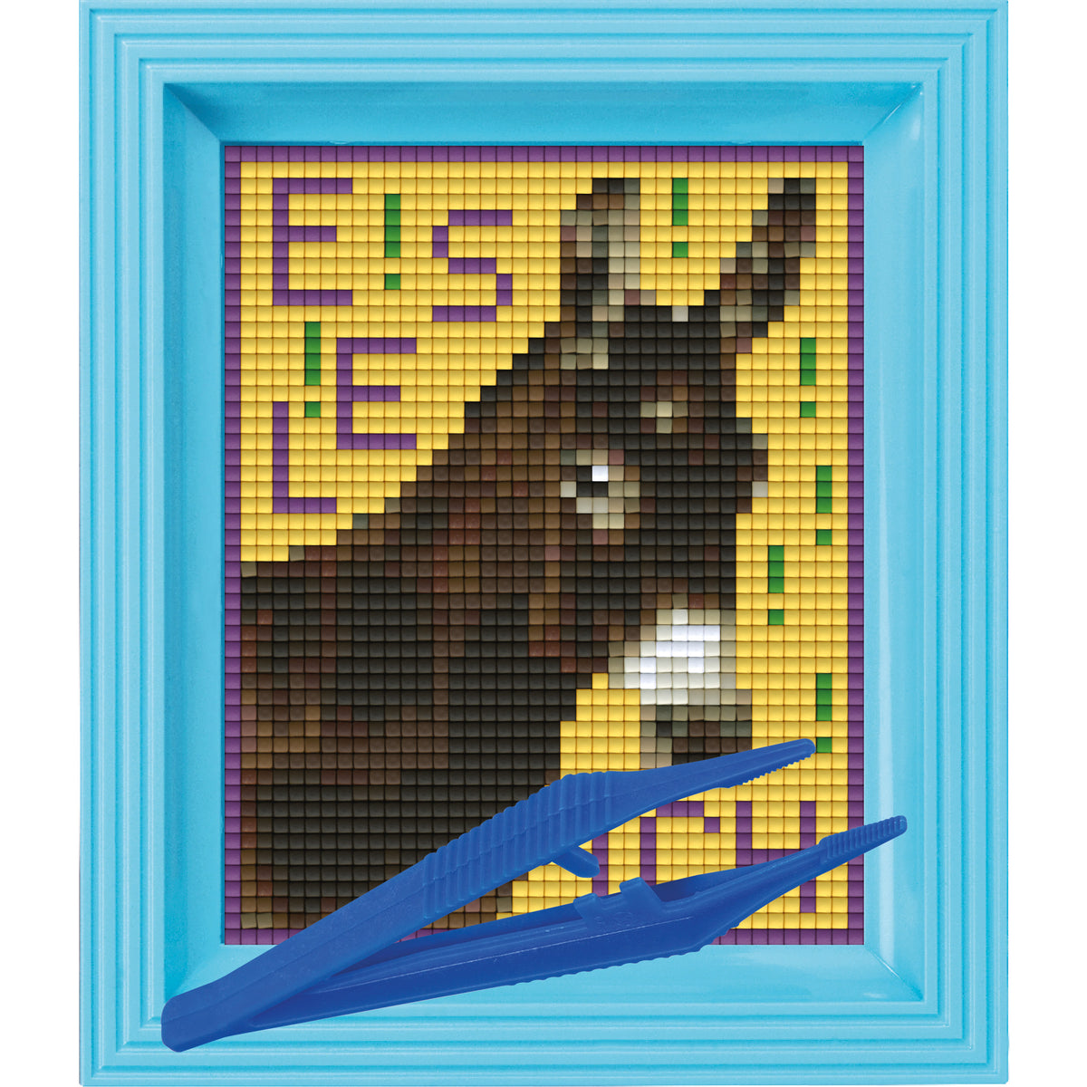 #Bilderrahmen_hellblau #Pinzette_Kunststoffpinzette