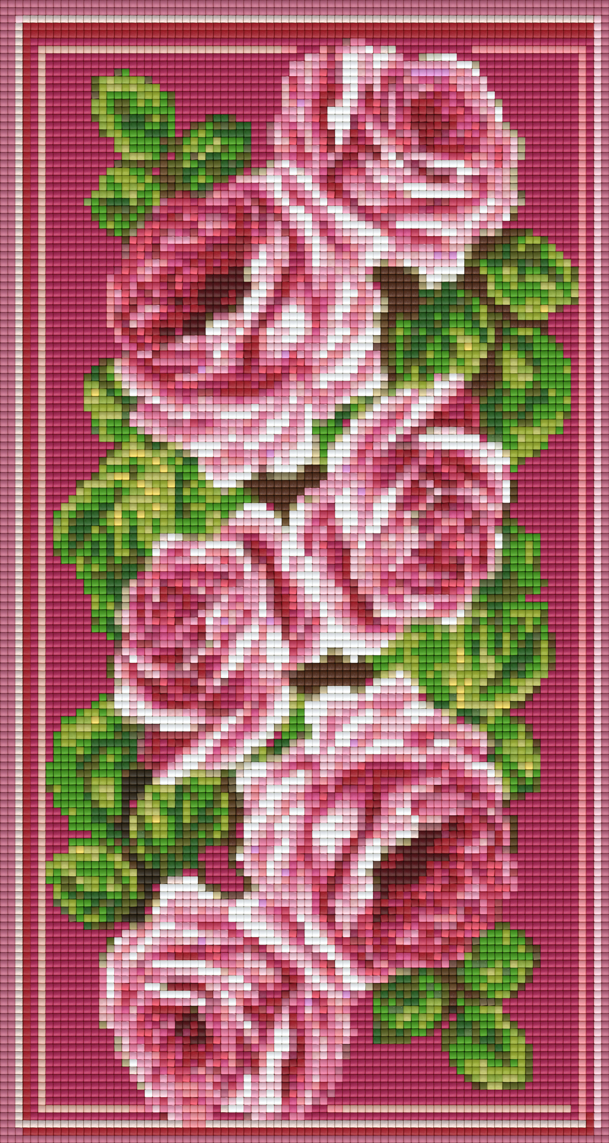 Pixel Hobby Classic Template - Pink Roses