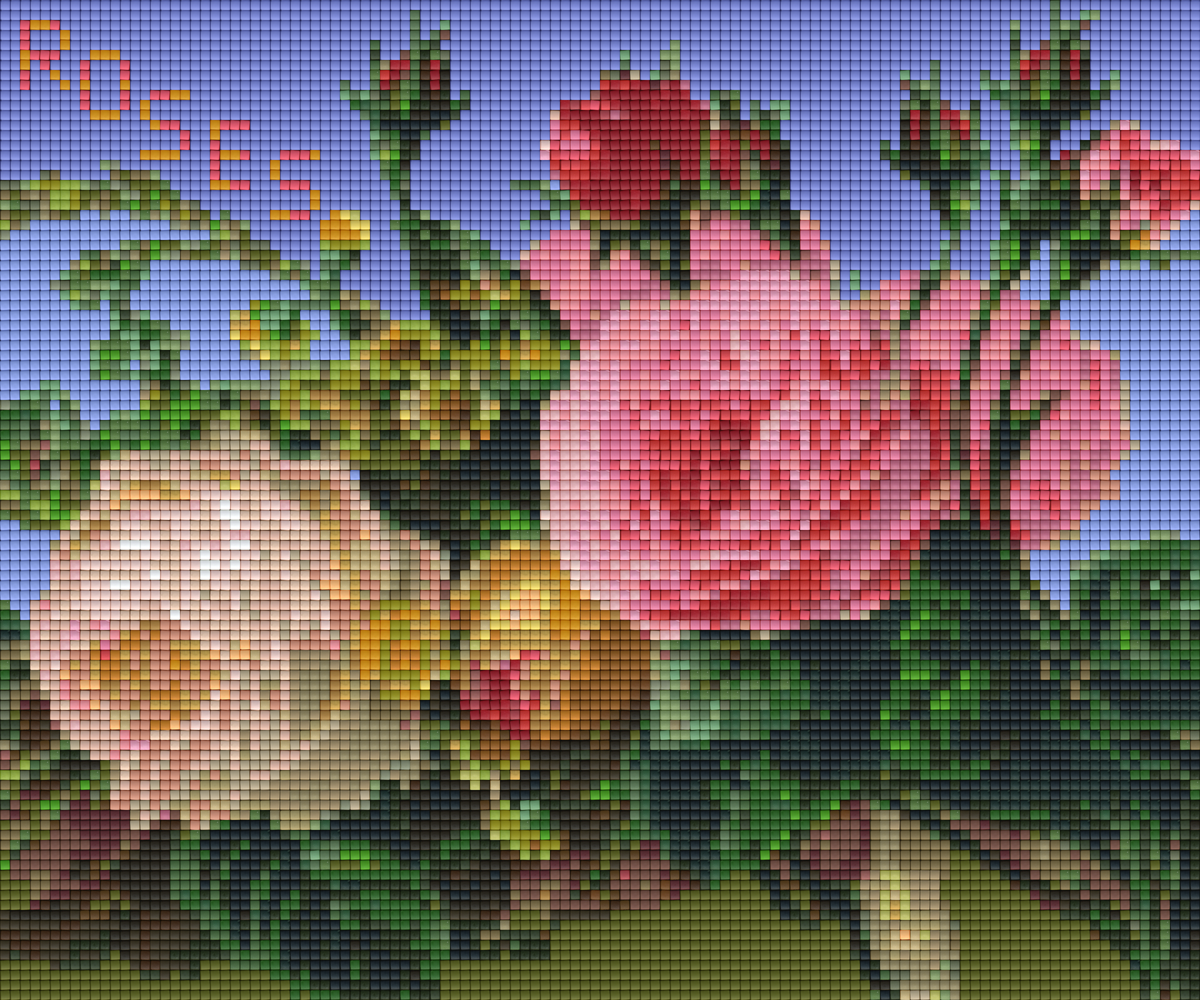 Pixel Hobby Classic Template - Victorian Roses