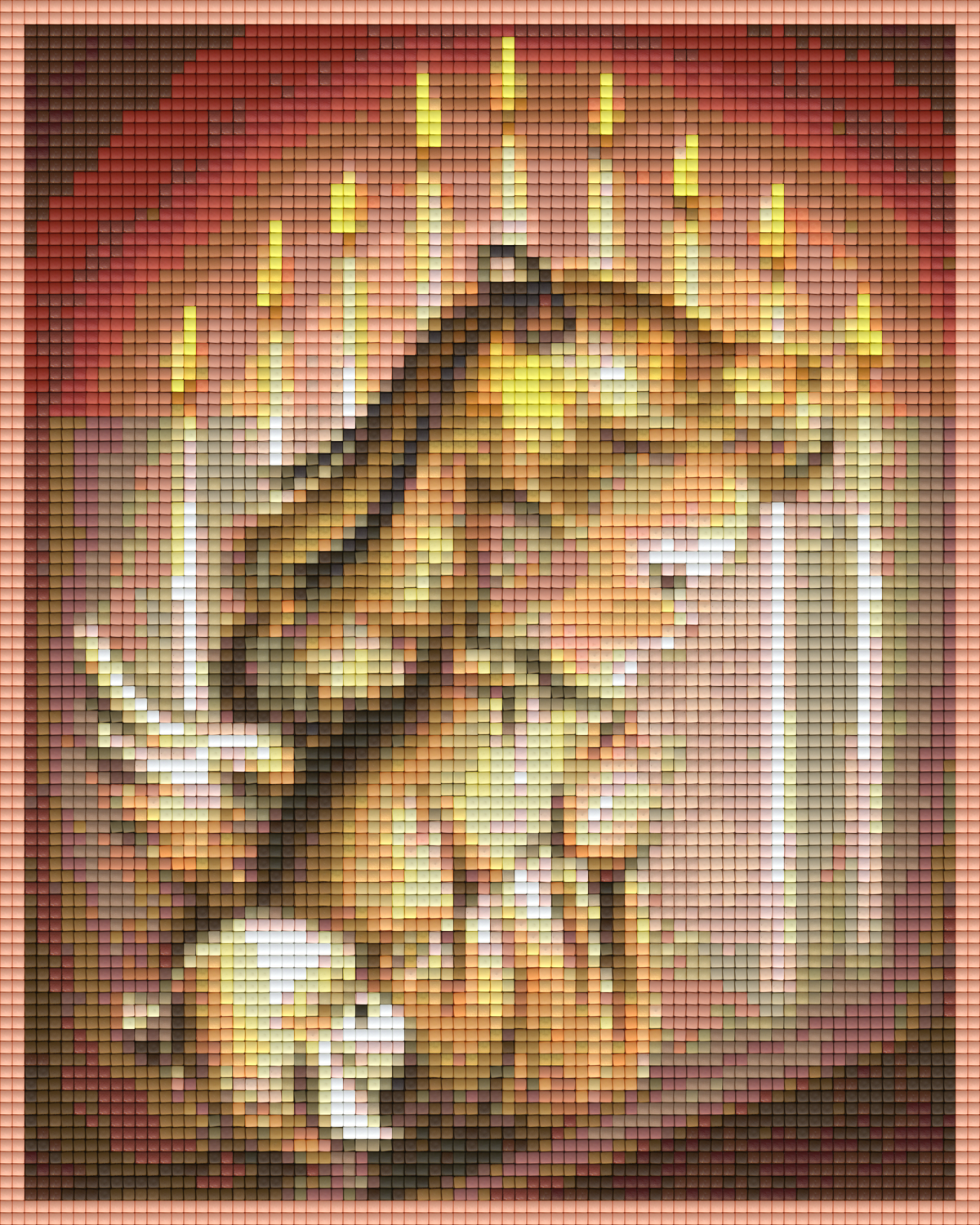 Pixel hobby classic template - Praying
