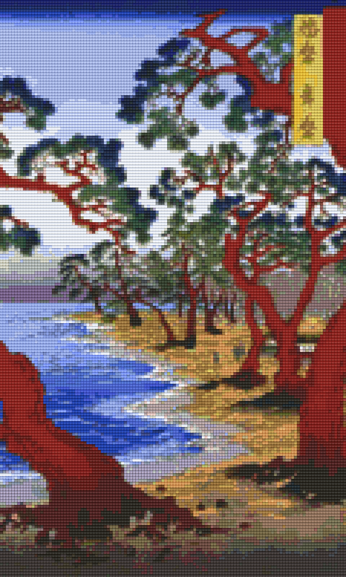 Pixelhobby Klassik Vorlage - Japanische Allee