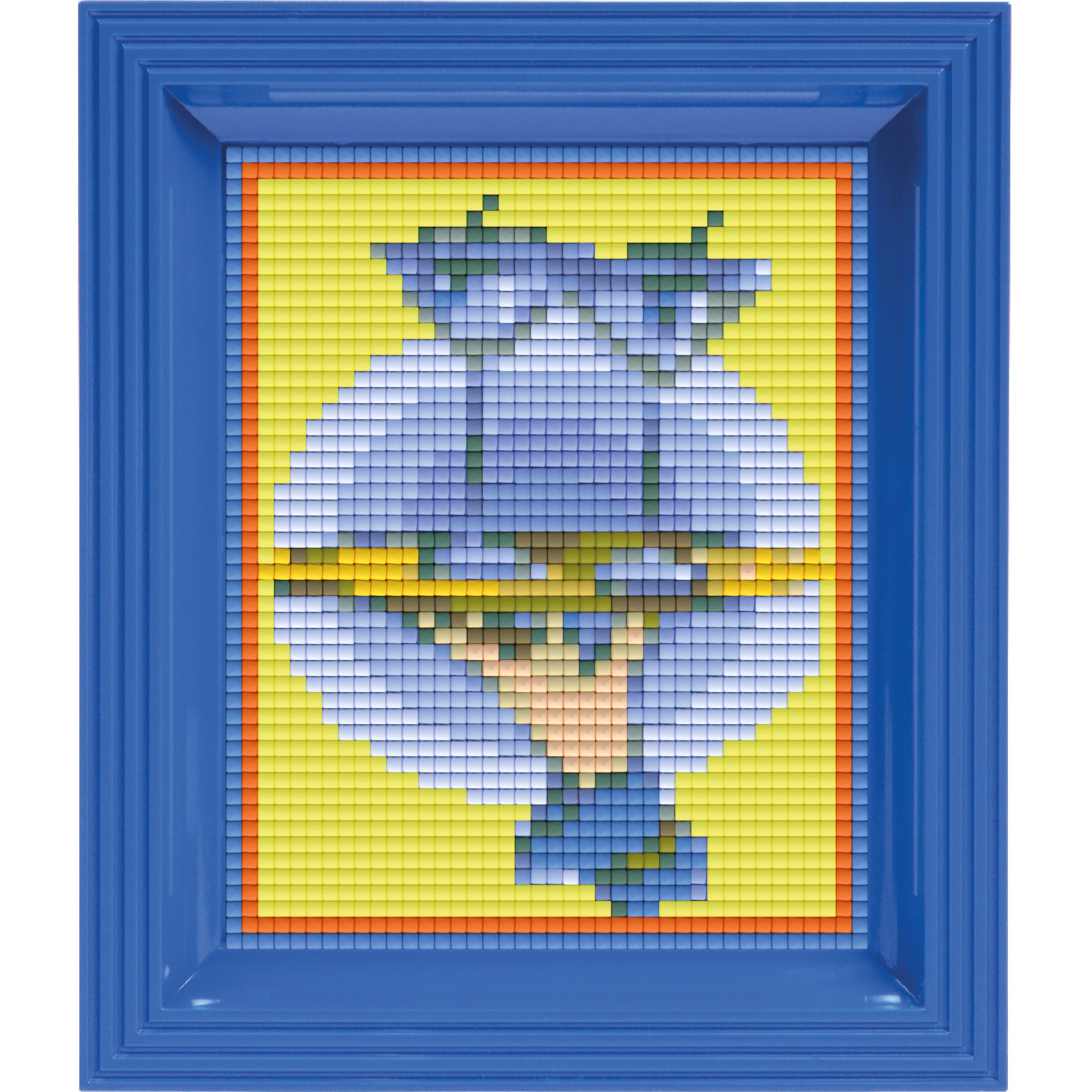 #Bilderrahmen_signalblau #Pinzette_keine Pinzette