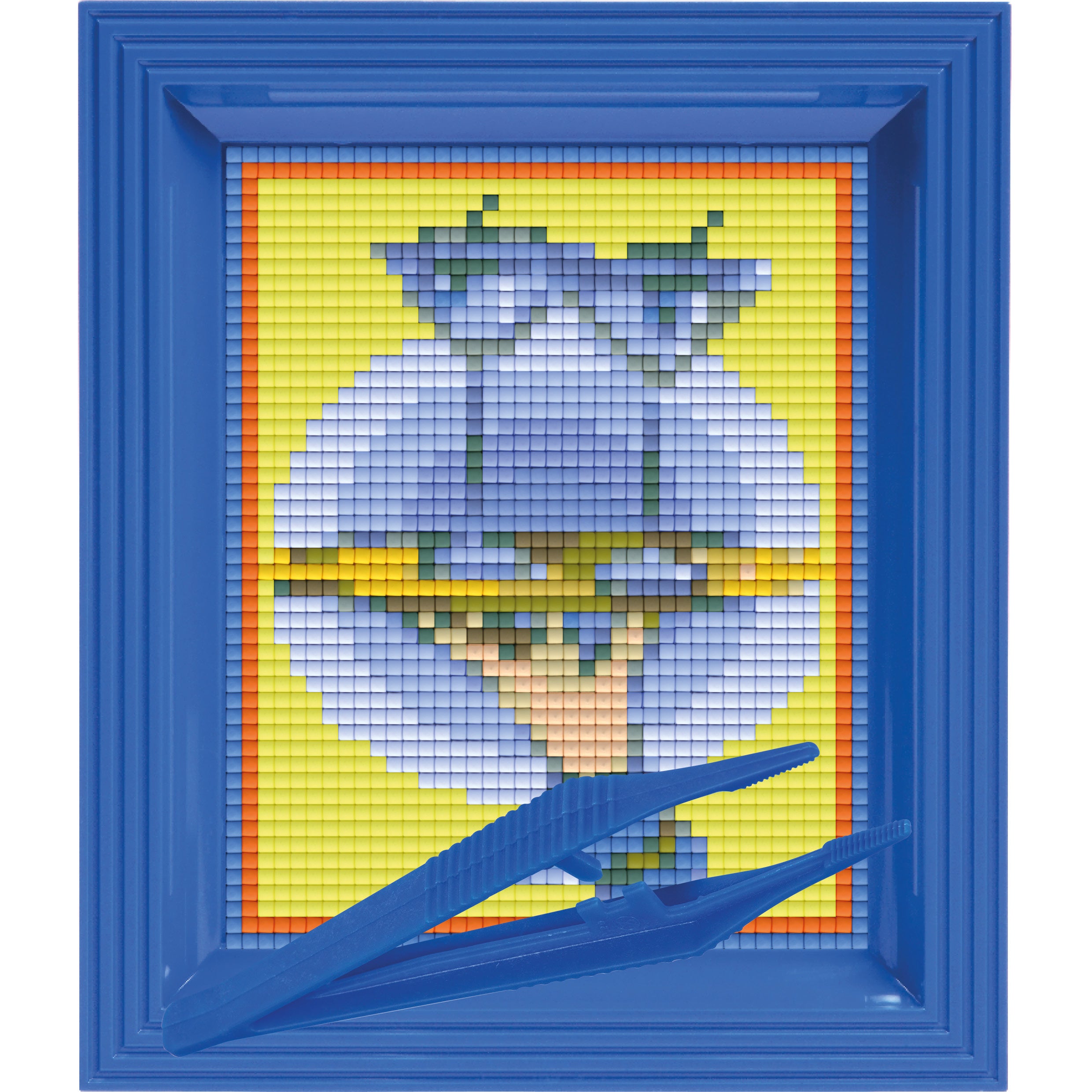 #Bilderrahmen_signalblau #Pinzette_Kunststoffpinzette
