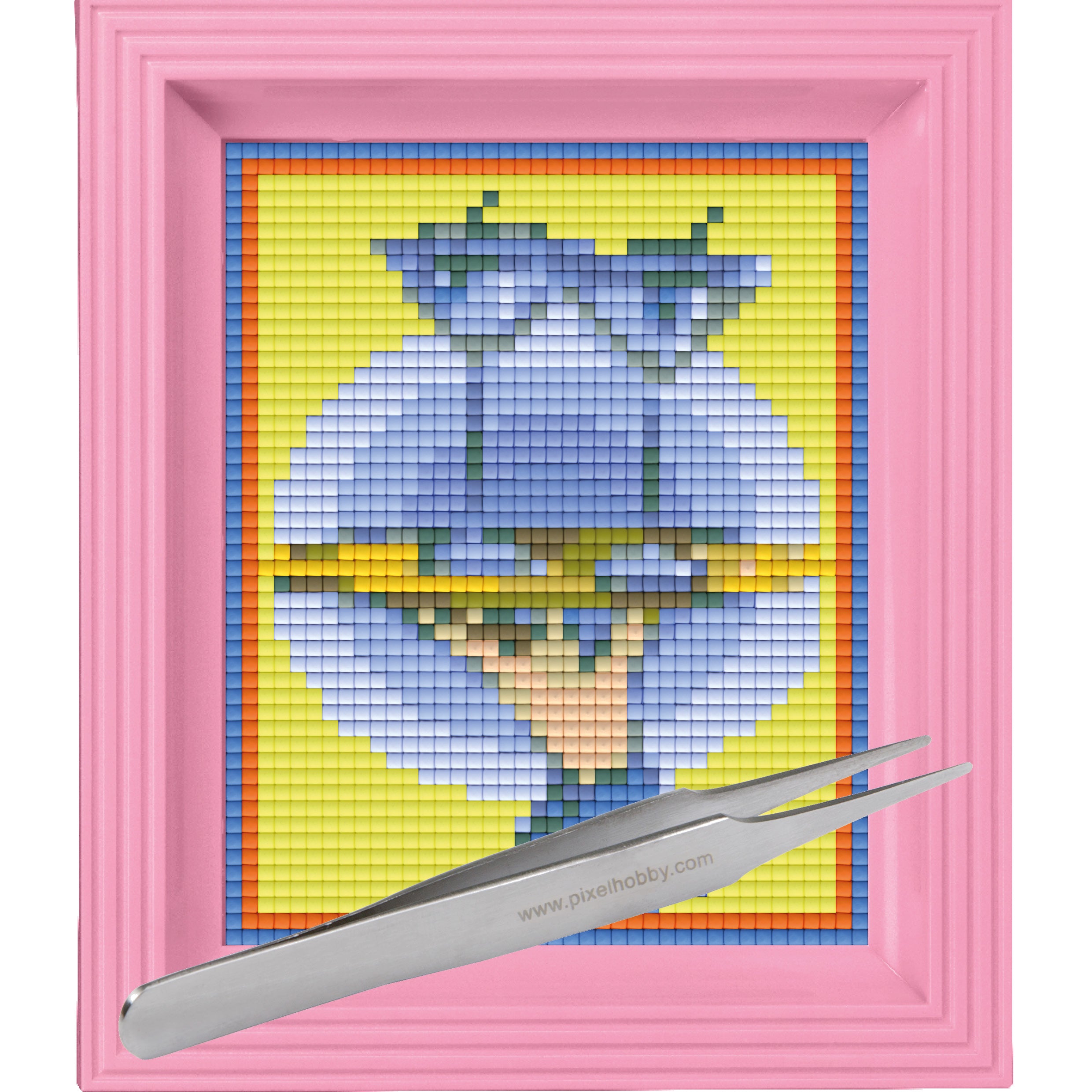 #Bilderrahmen_rosa #Pinzette_Pinzette gerade
