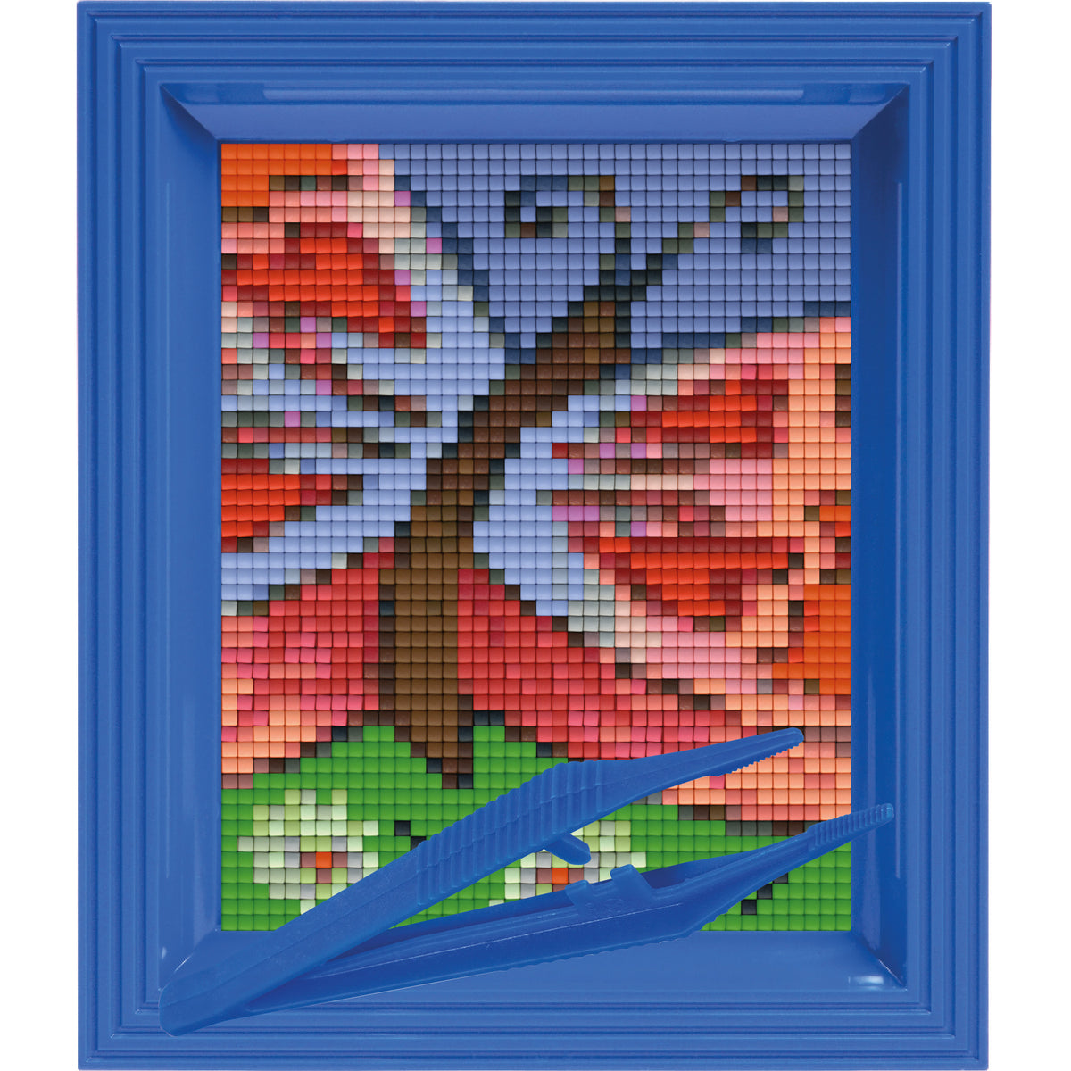 #Bilderrahmen_signalblau #Pinzette_Kunststoffpinzette