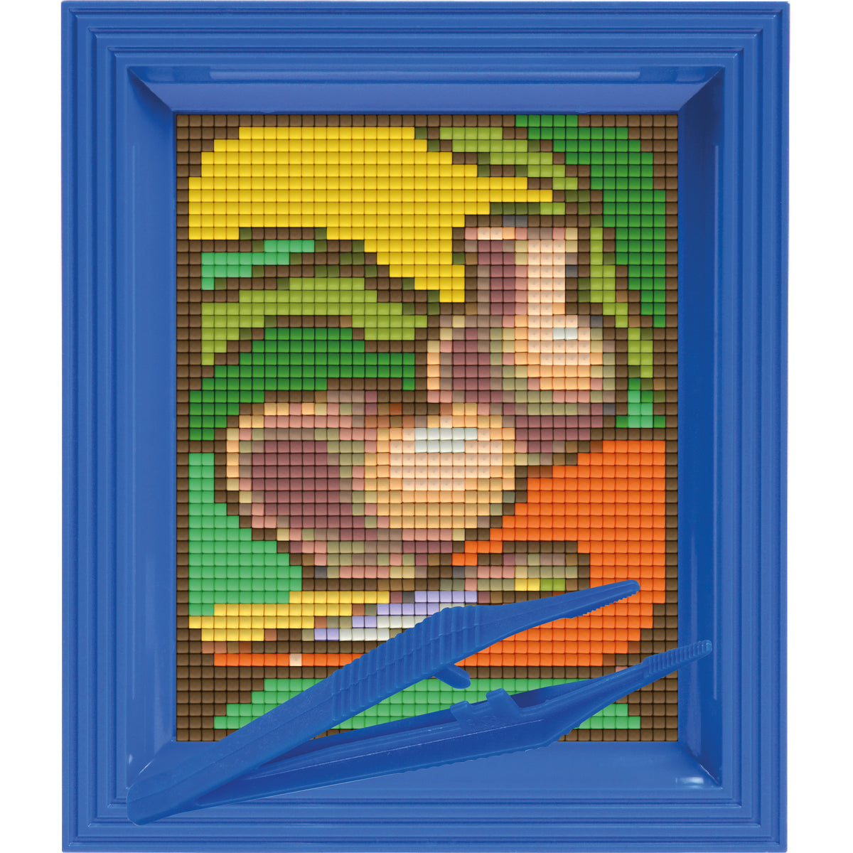 #Bilderrahmen_signalblau #Pinzette_Kunststoffpinzette