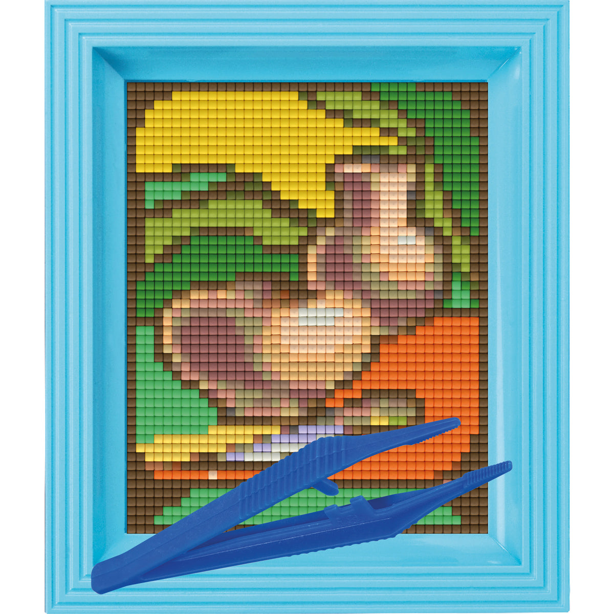 #Bilderrahmen_hellblau #Pinzette_Kunststoffpinzette