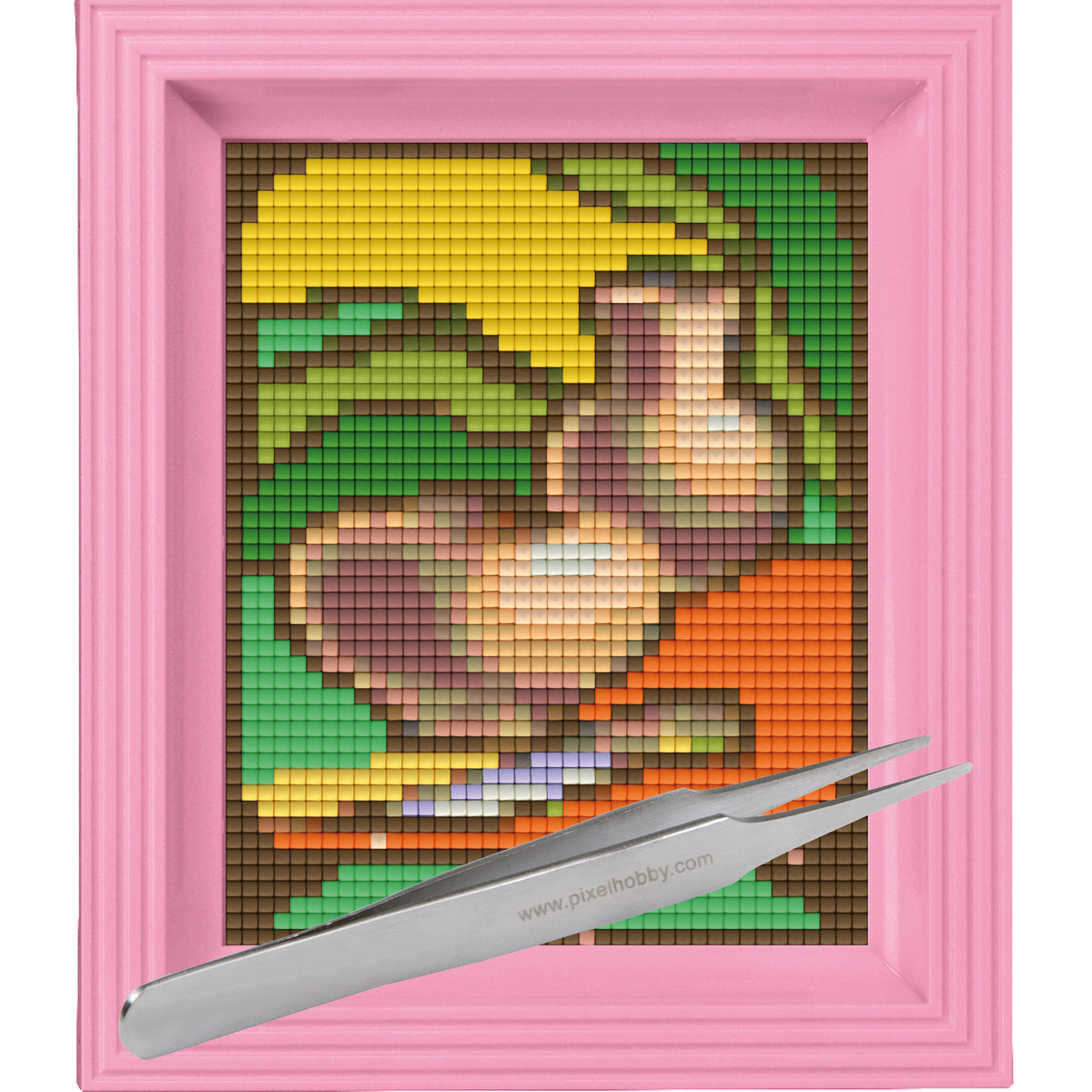 #Bilderrahmen_rosa #Pinzette_Pinzette gerade