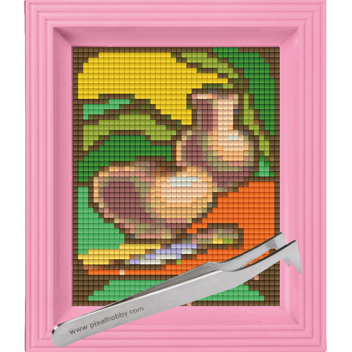 #Bilderrahmen_rosa #Pinzette_Pinzette abgewinkelt