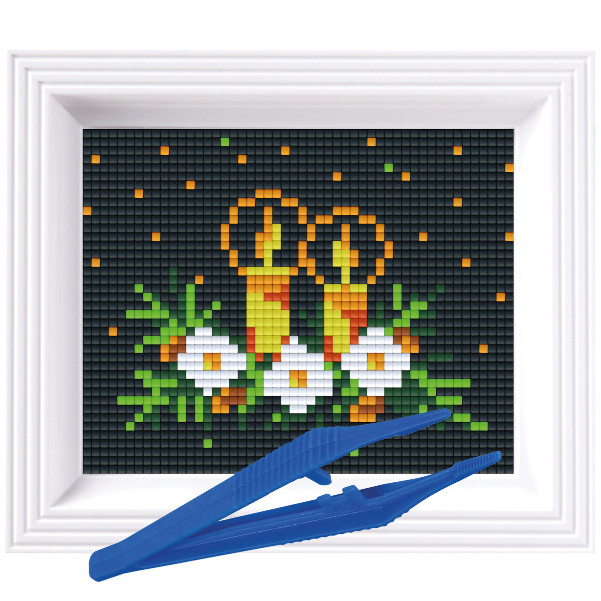 #Bilderrahmen_weiß #Pinzette_Kunststoffpinzette