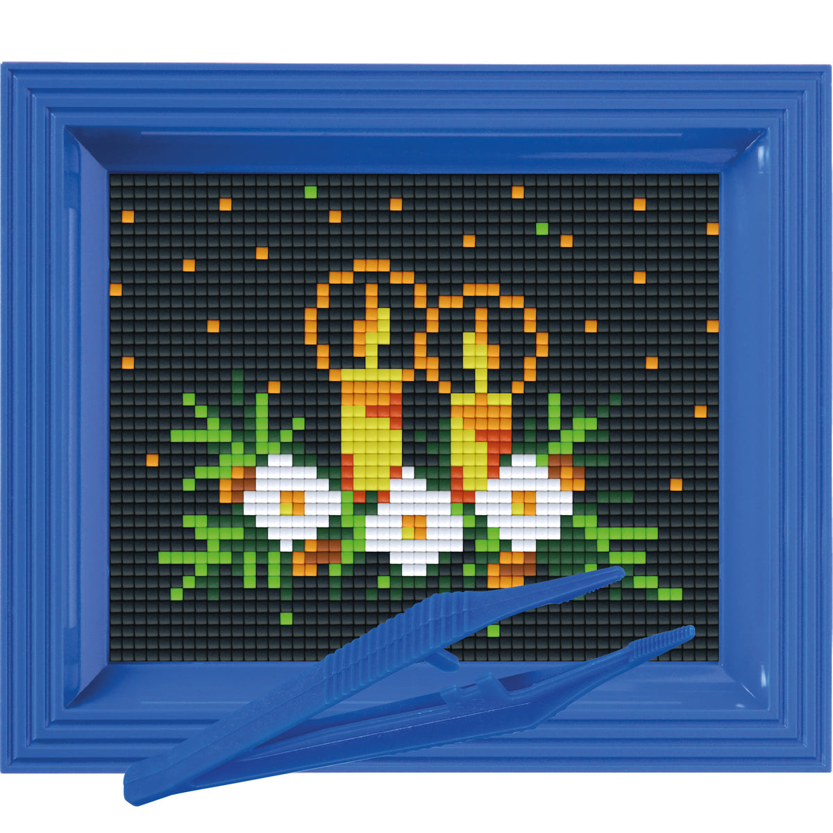 #Bilderrahmen_signalblau #Pinzette_Kunststoffpinzette