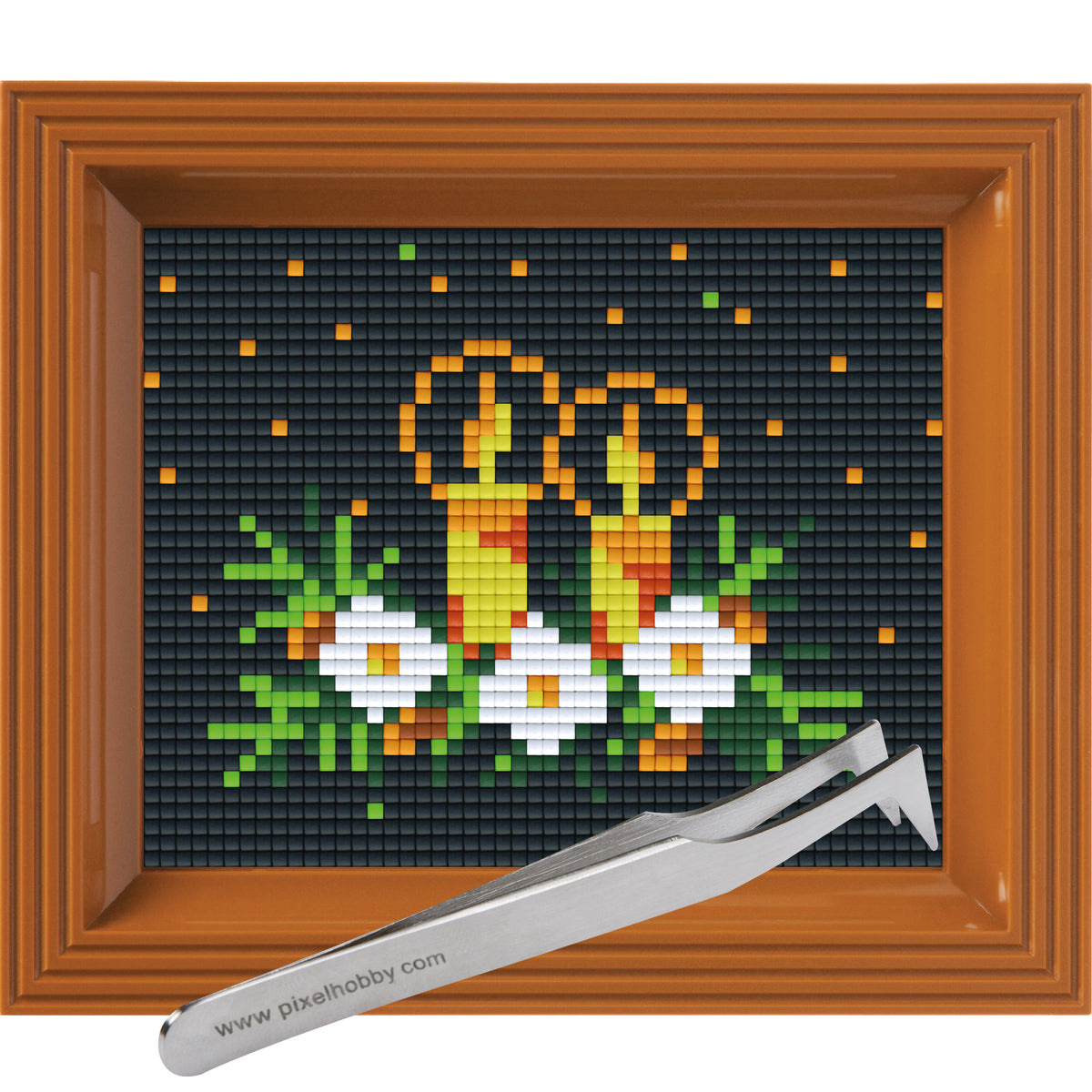#Bilderrahmen_braun #Pinzette_Pinzette abgewinkelt