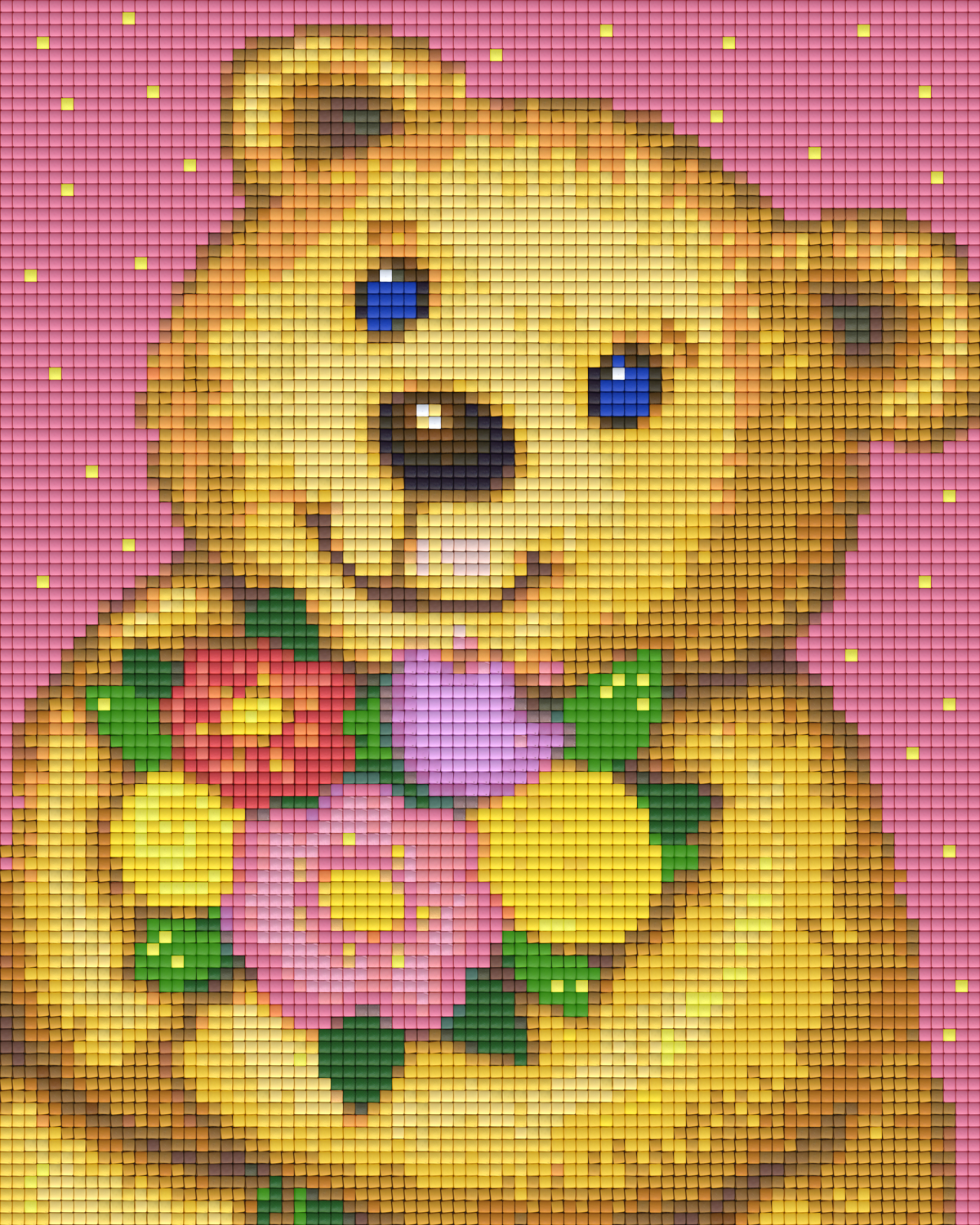 Pixelhobby Klassik Set - Flower Teddy