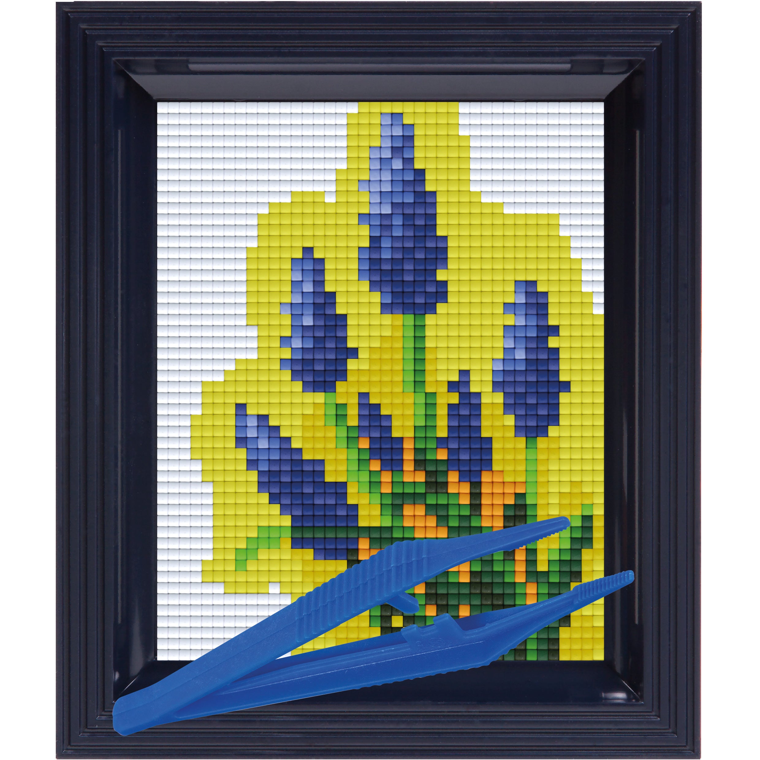 #Bilderrahmen_schwarzblau #Pinzette_Kunststoffpinzette