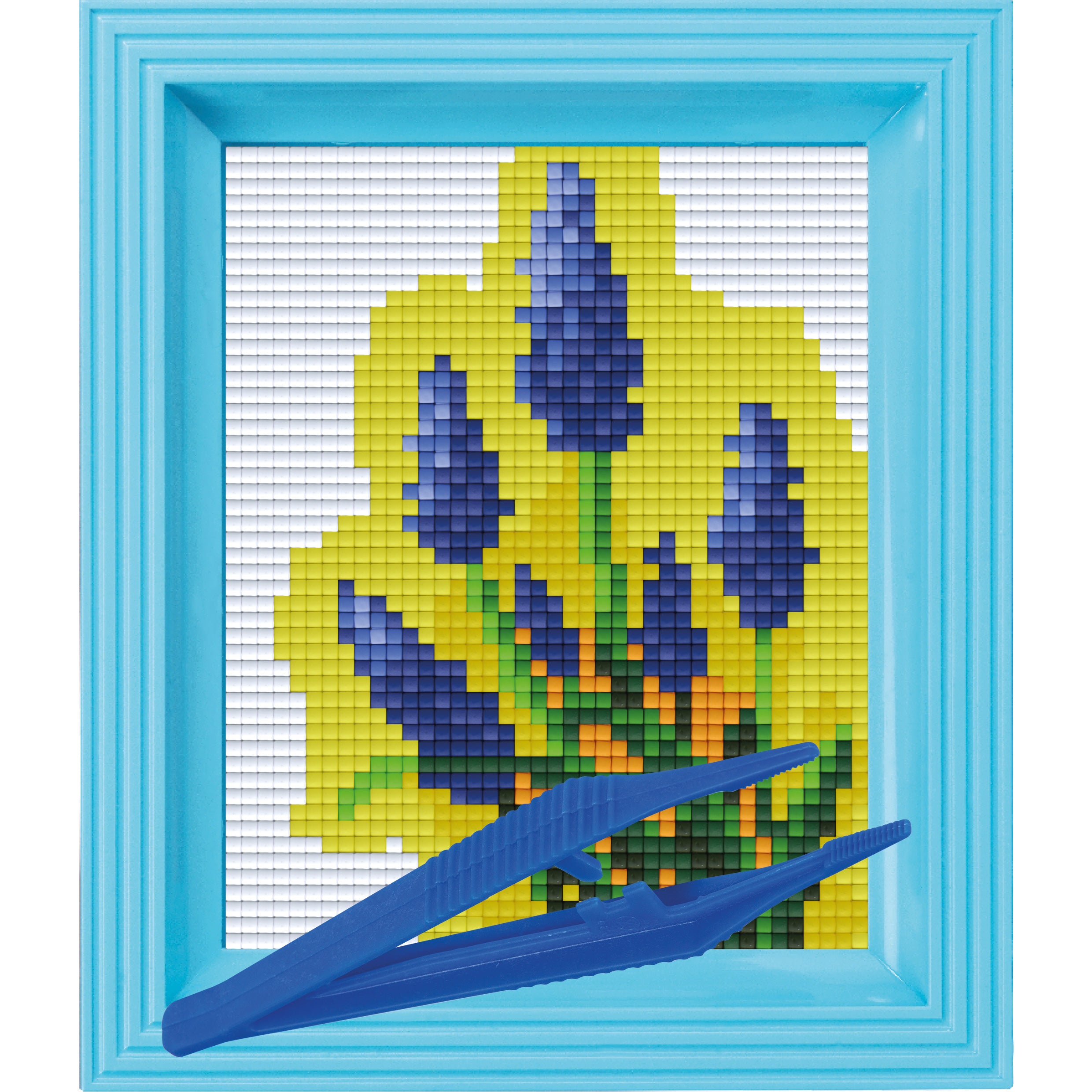 #Bilderrahmen_hellblau #Pinzette_Kunststoffpinzette