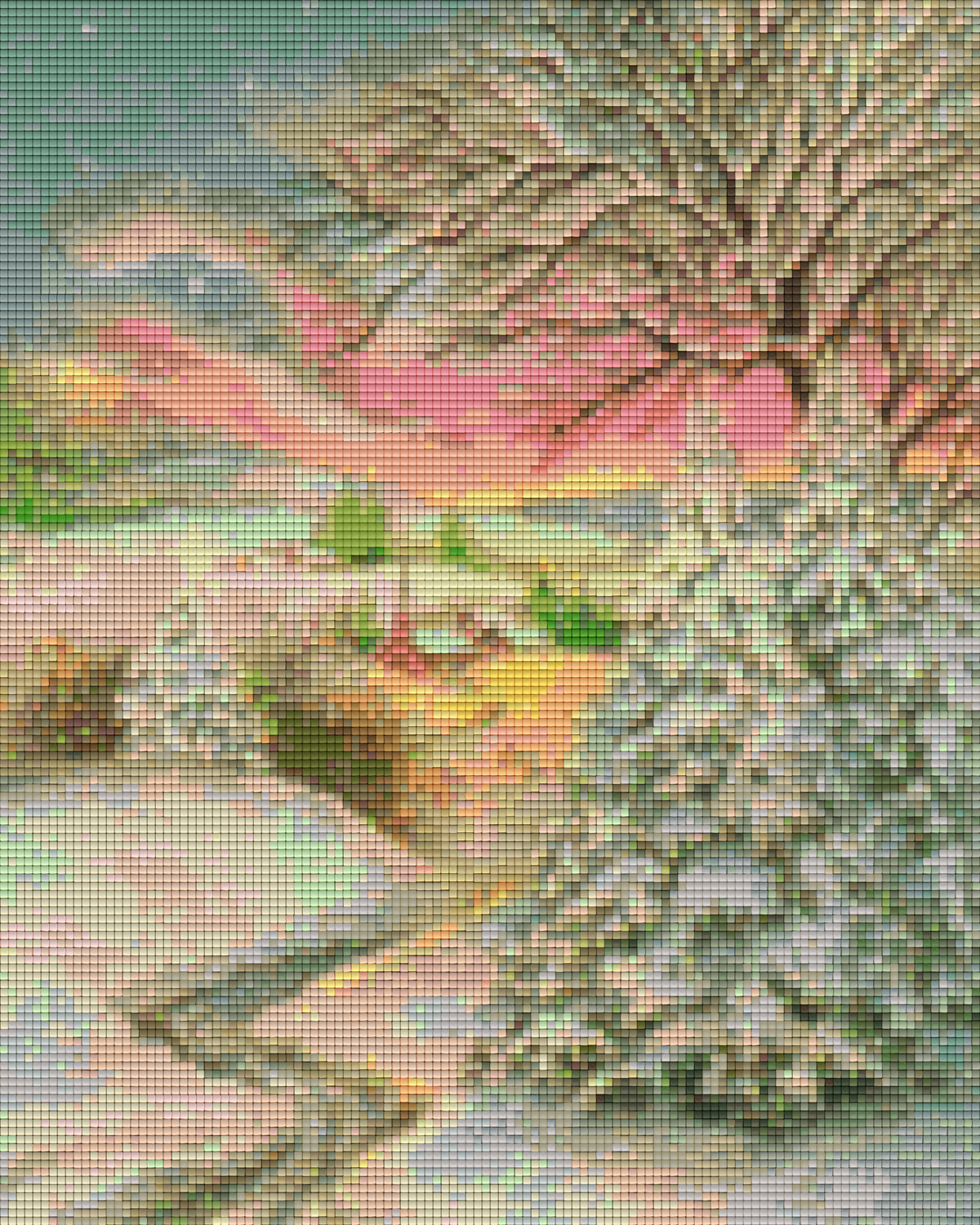 Pixelhobby Classic Template - Winter in Pastel