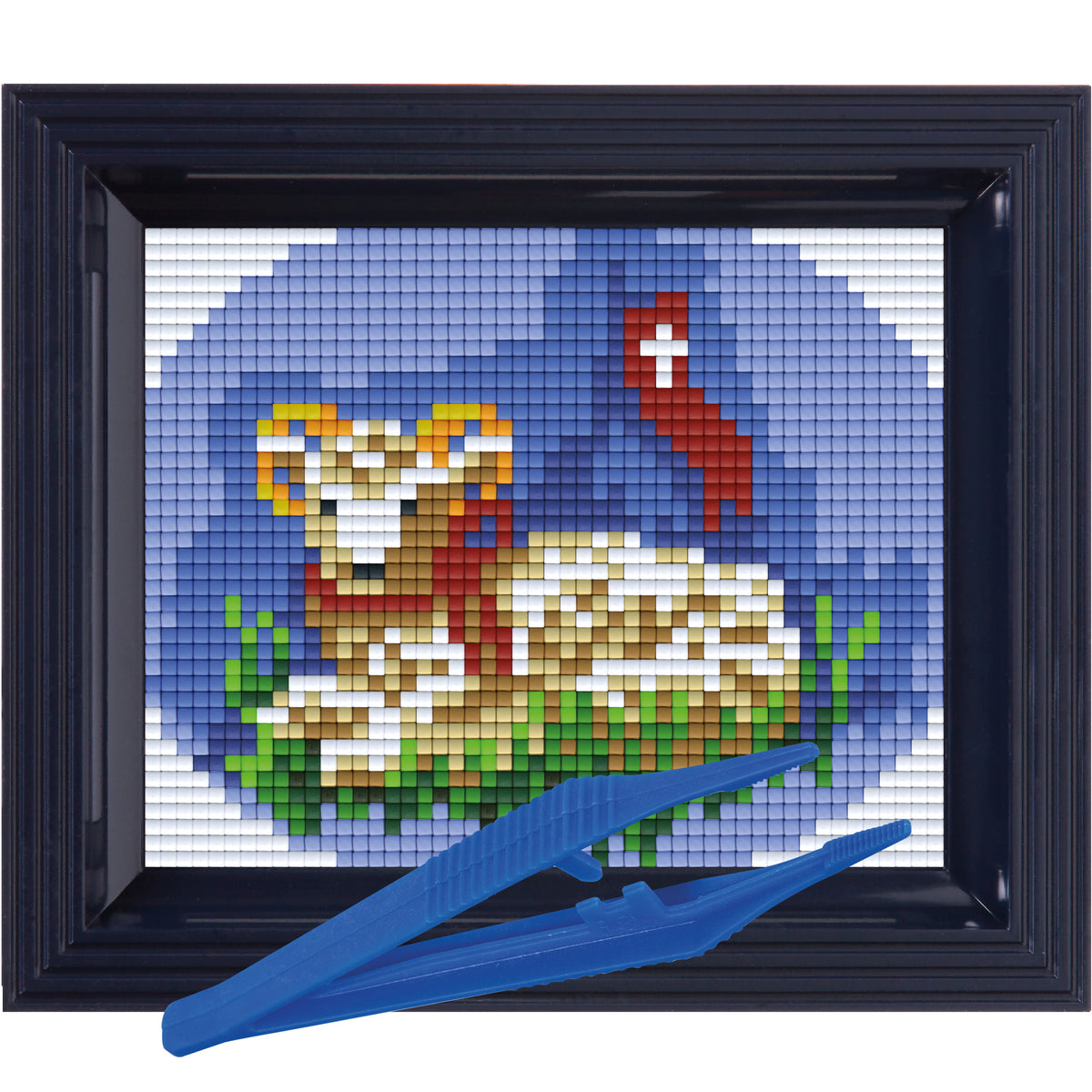 #Bilderrahmen_schwarzblau #Pinzette_Kunststoffpinzette