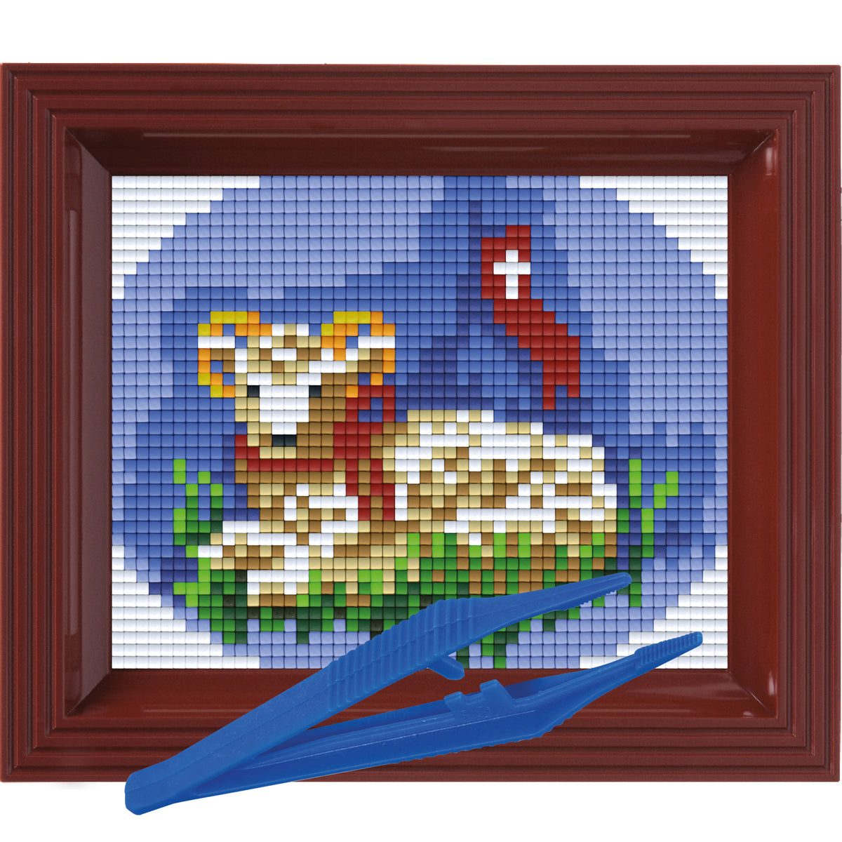 #Bilderrahmen_rotbraun #Pinzette_Kunststoffpinzette