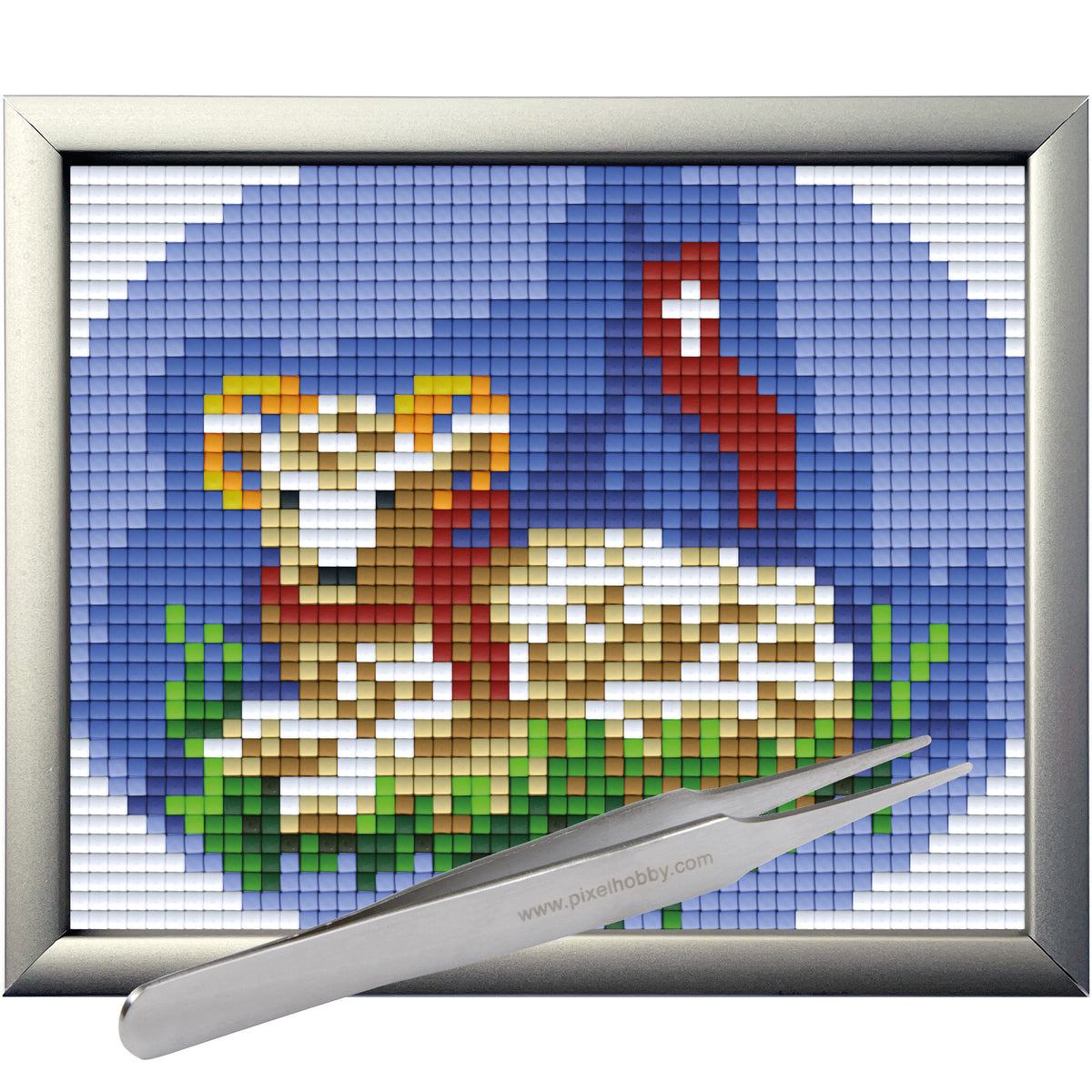 #Bilderrahmen_Aluminium silber #Pinzette_Pinzette gerade