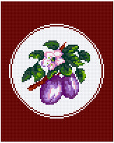 Pixelhobby Klassik Vorlage - Plums