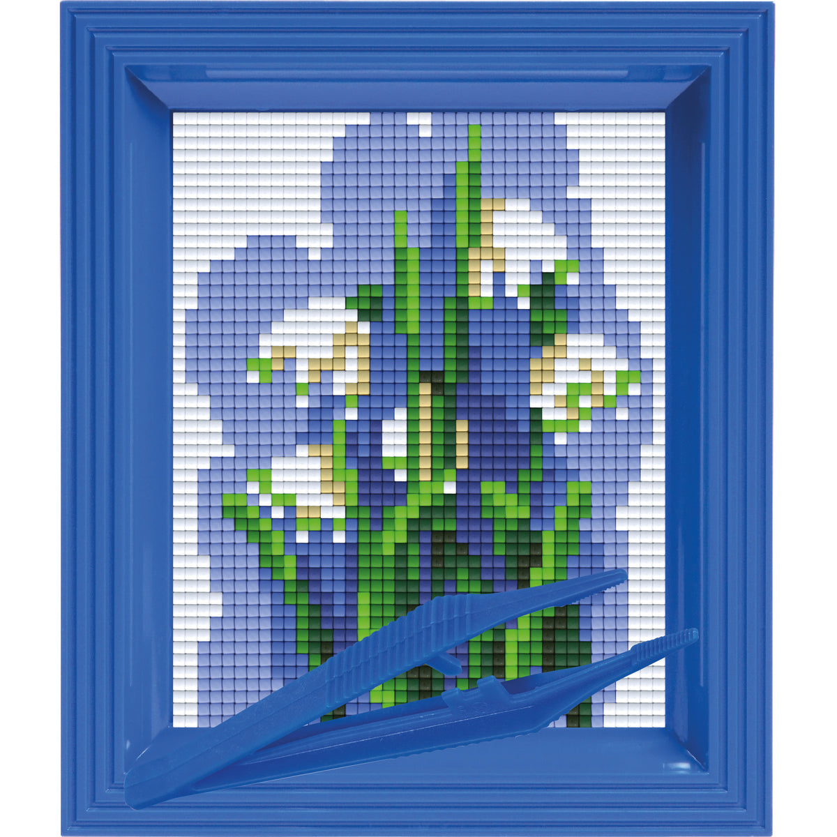 #Bilderrahmen_signalblau #Pinzette_Kunststoffpinzette