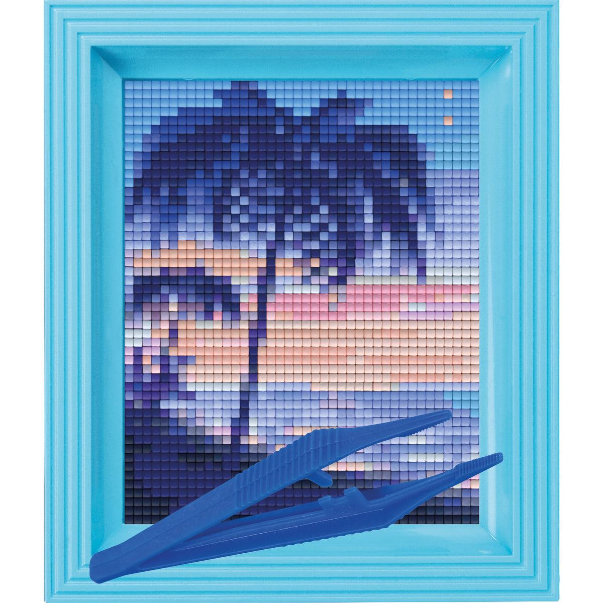#Bilderrahmen_baby blau #Pinzette_Kunststoffpinzette