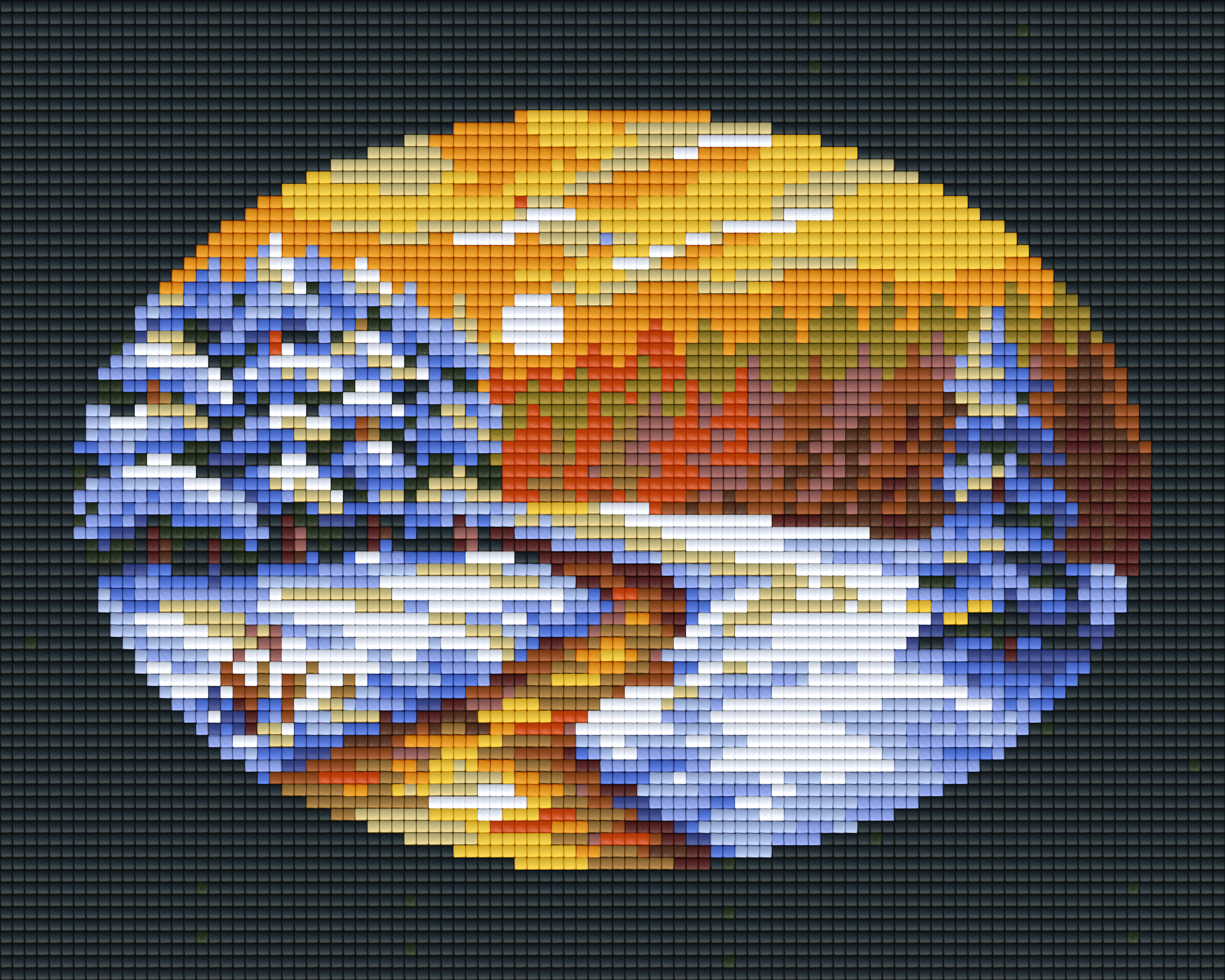 Pixel Hobby Classic Template - Winter Sunset