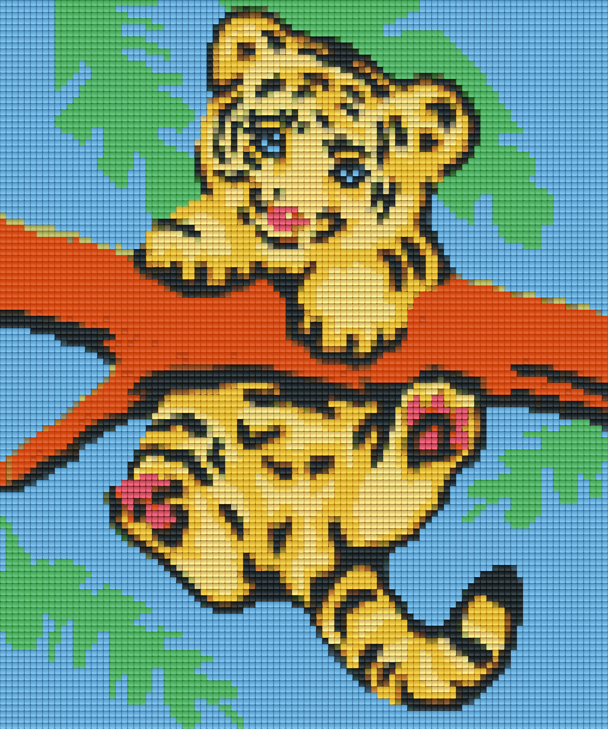 Pixel Hobby Classic Template - Swinging Tiger Baby