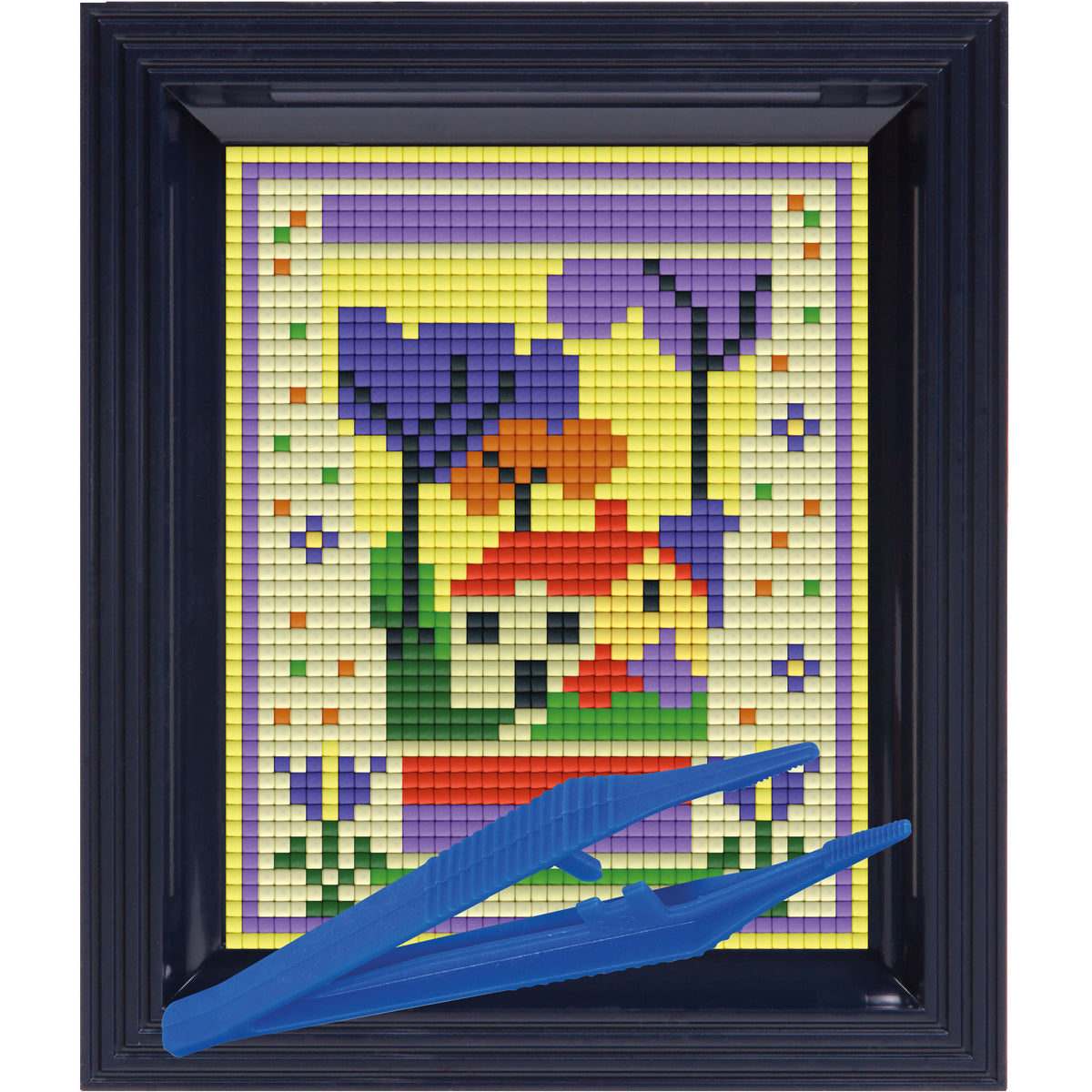 #Bilderrahmen_schwarzblau #Pinzette_Kunststoffpinzette