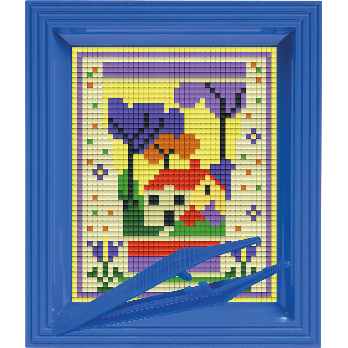 #Bilderrahmen_signalblau #Pinzette_Kunststoffpinzette