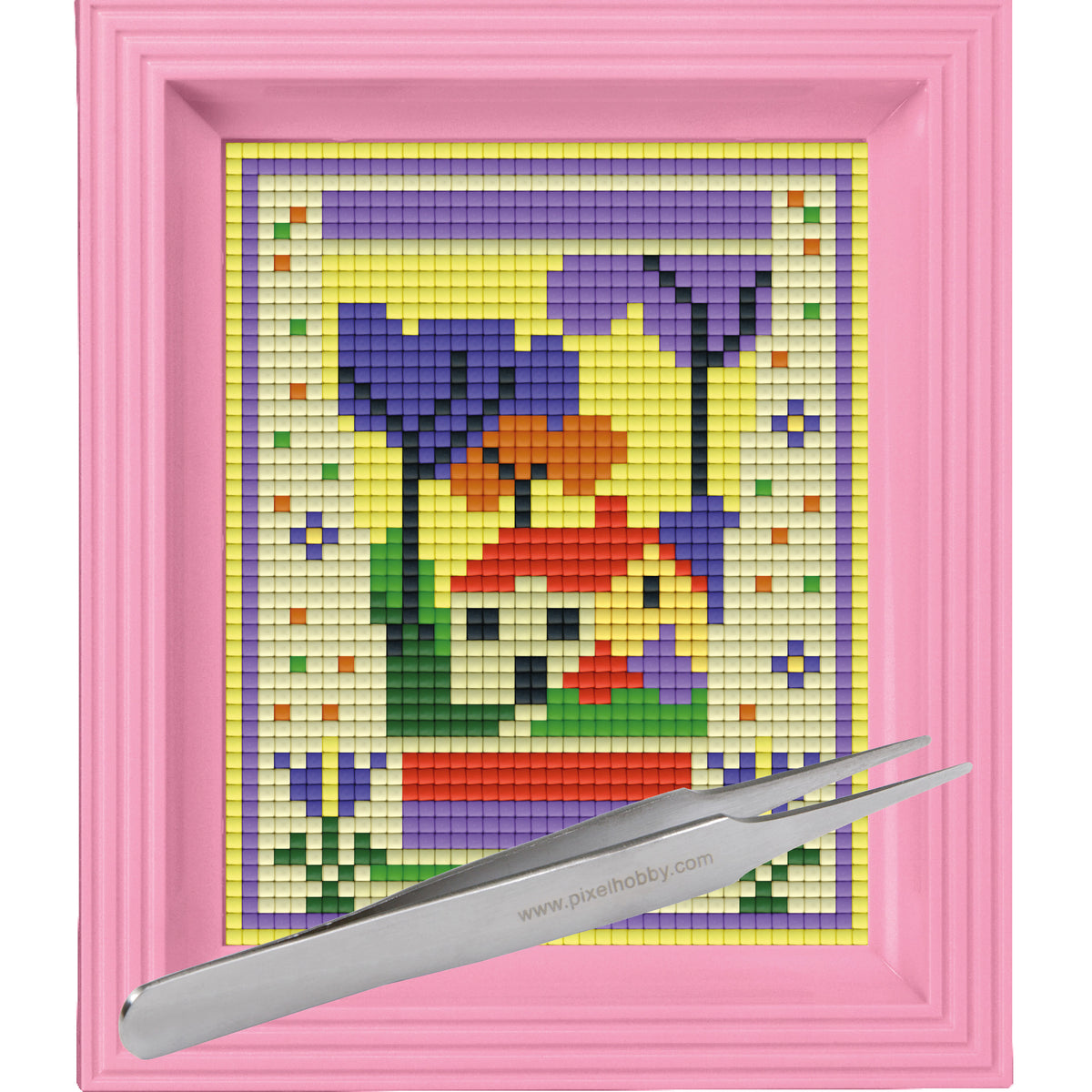 #Bilderrahmen_rosa #Pinzette_Pinzette gerade