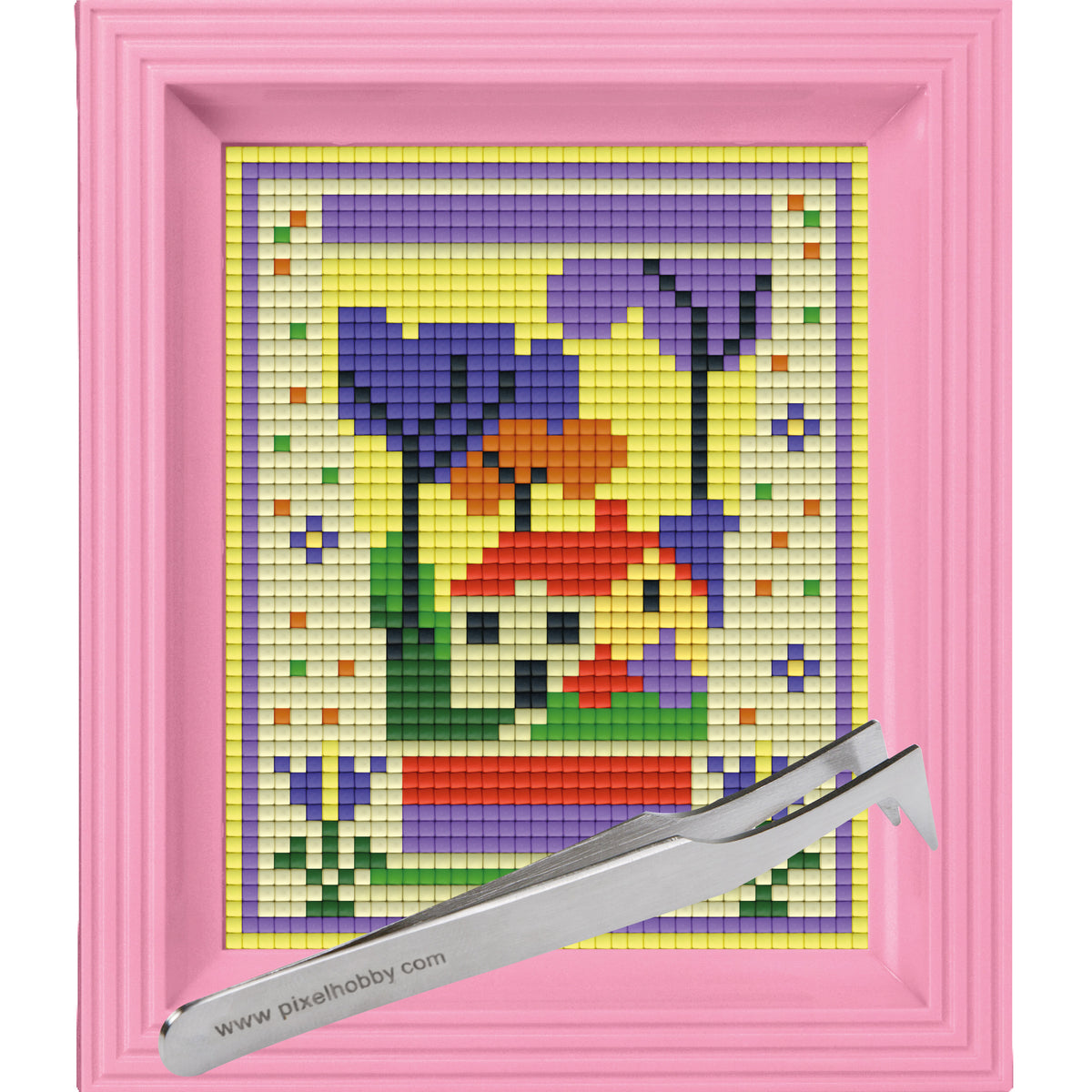 #Bilderrahmen_rosa #Pinzette_Pinzette abgewinkelt