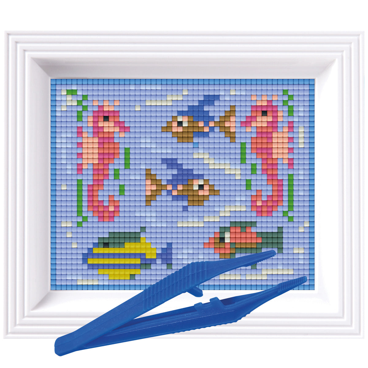 #Bilderrahmen_weiß #Pinzette_Kunststoffpinzette