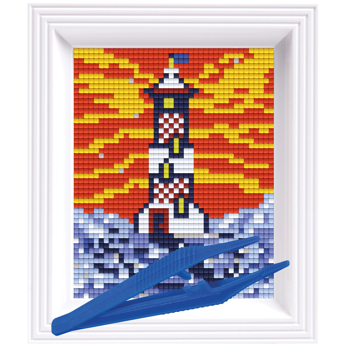#Bilderrahmen_weiß #Pinzette_Kunststoffpinzette