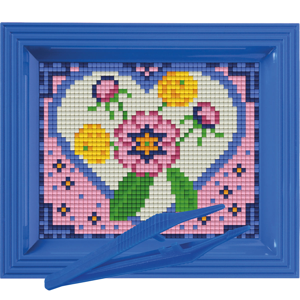 #Bilderrahmen_signalblau #Pinzette_Kunststoffpinzette
