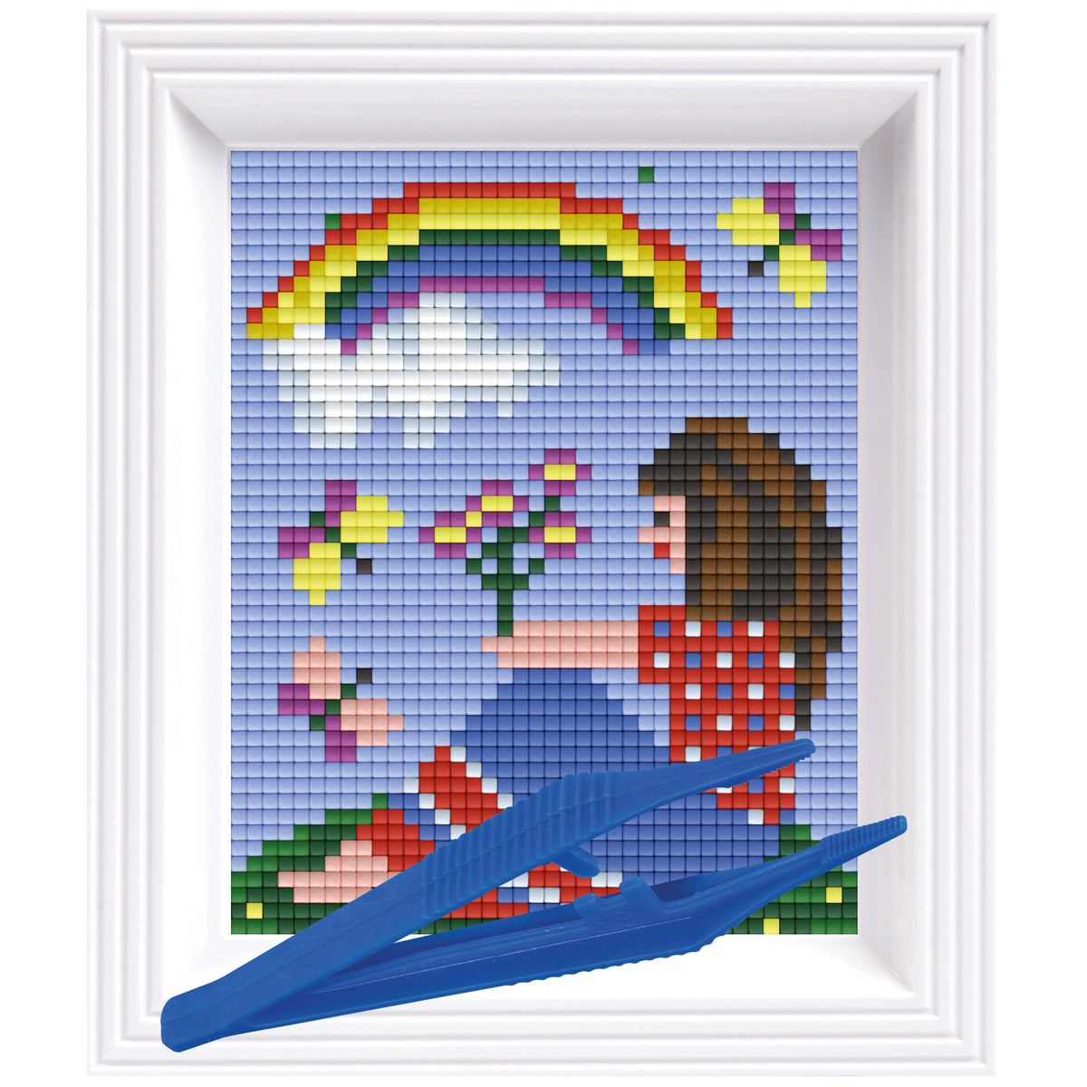 #Bilderrahmen_weiß #Pinzette_Kunststoffpinzette