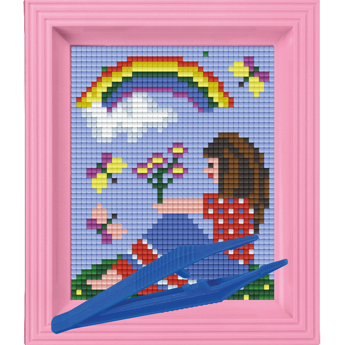 #Bilderrahmen_rosa #Pinzette_Kunststoffpinzette