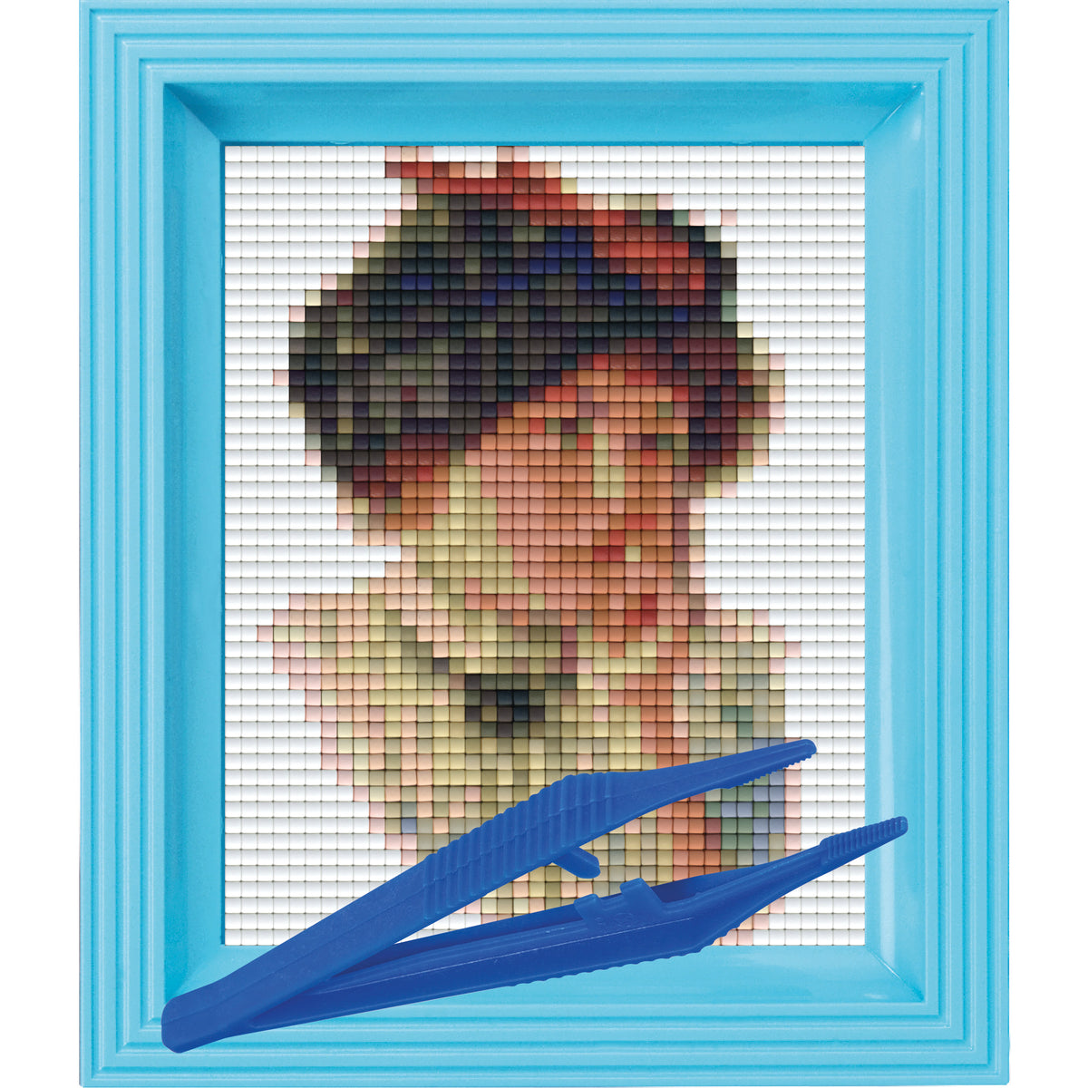 #Bilderrahmen_hellblau #Pinzette_Kunststoffpinzette
