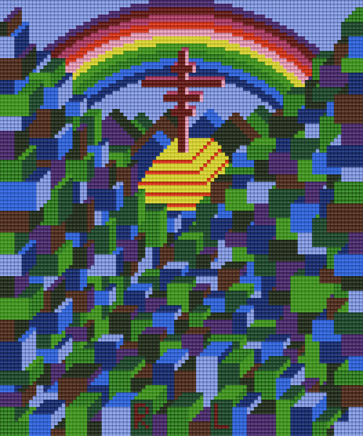 Pixelhobby Klassik Set - Rainbow Monument