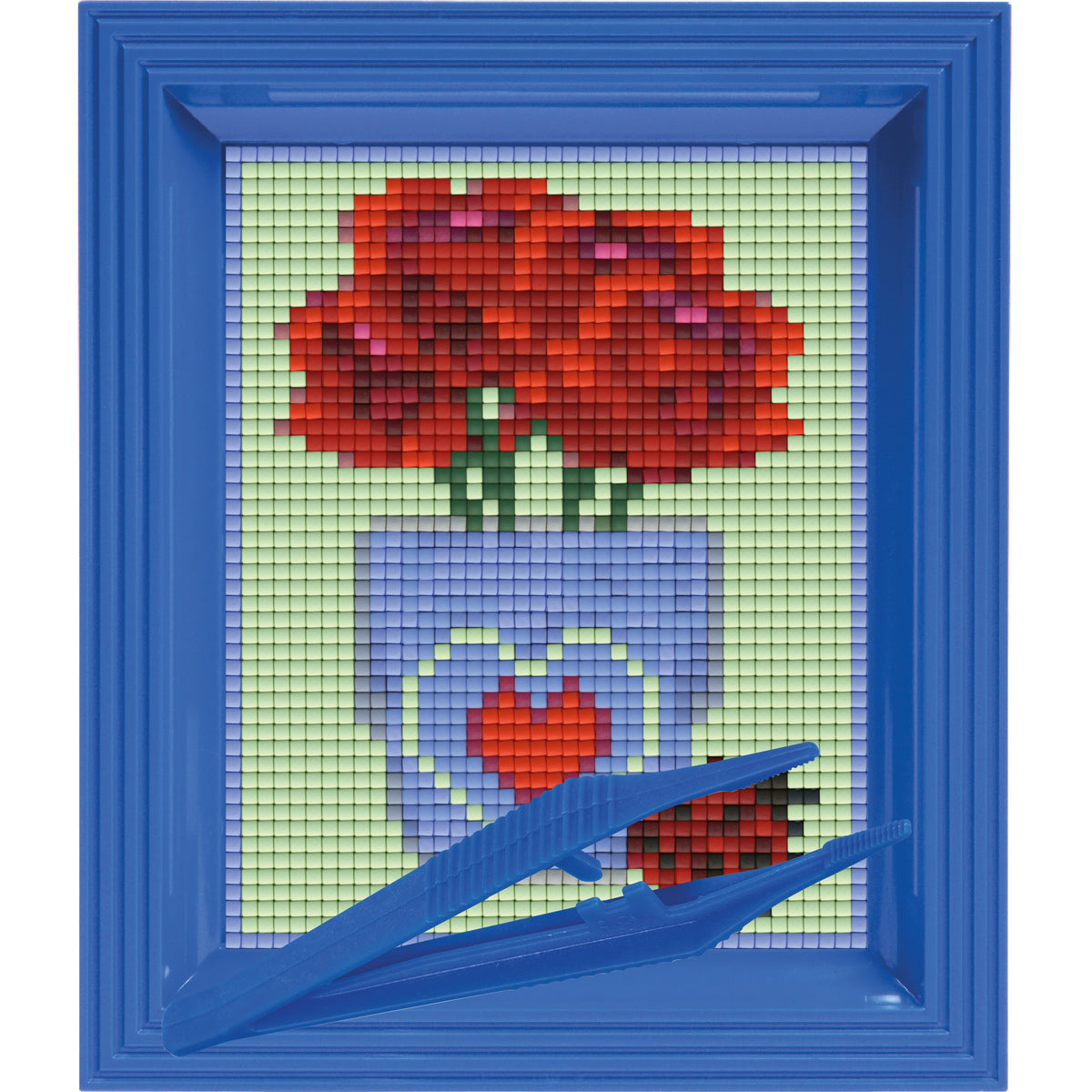 #Bilderrahmen_signalblau #Pinzette_Kunststoffpinzette