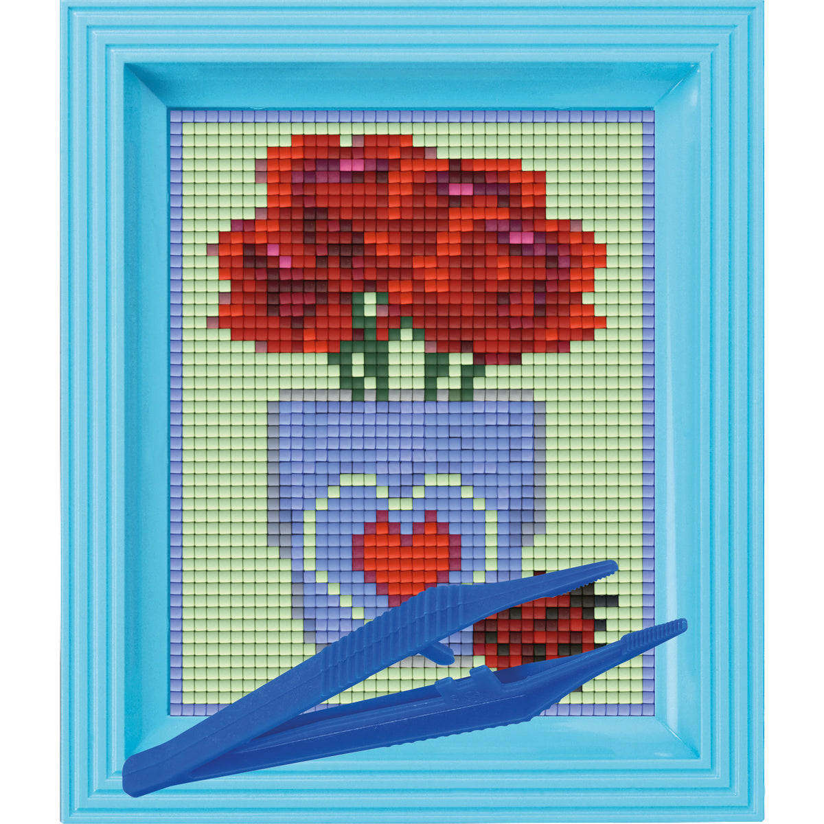 #Bilderrahmen_baby blau #Pinzette_Kunststoffpinzette