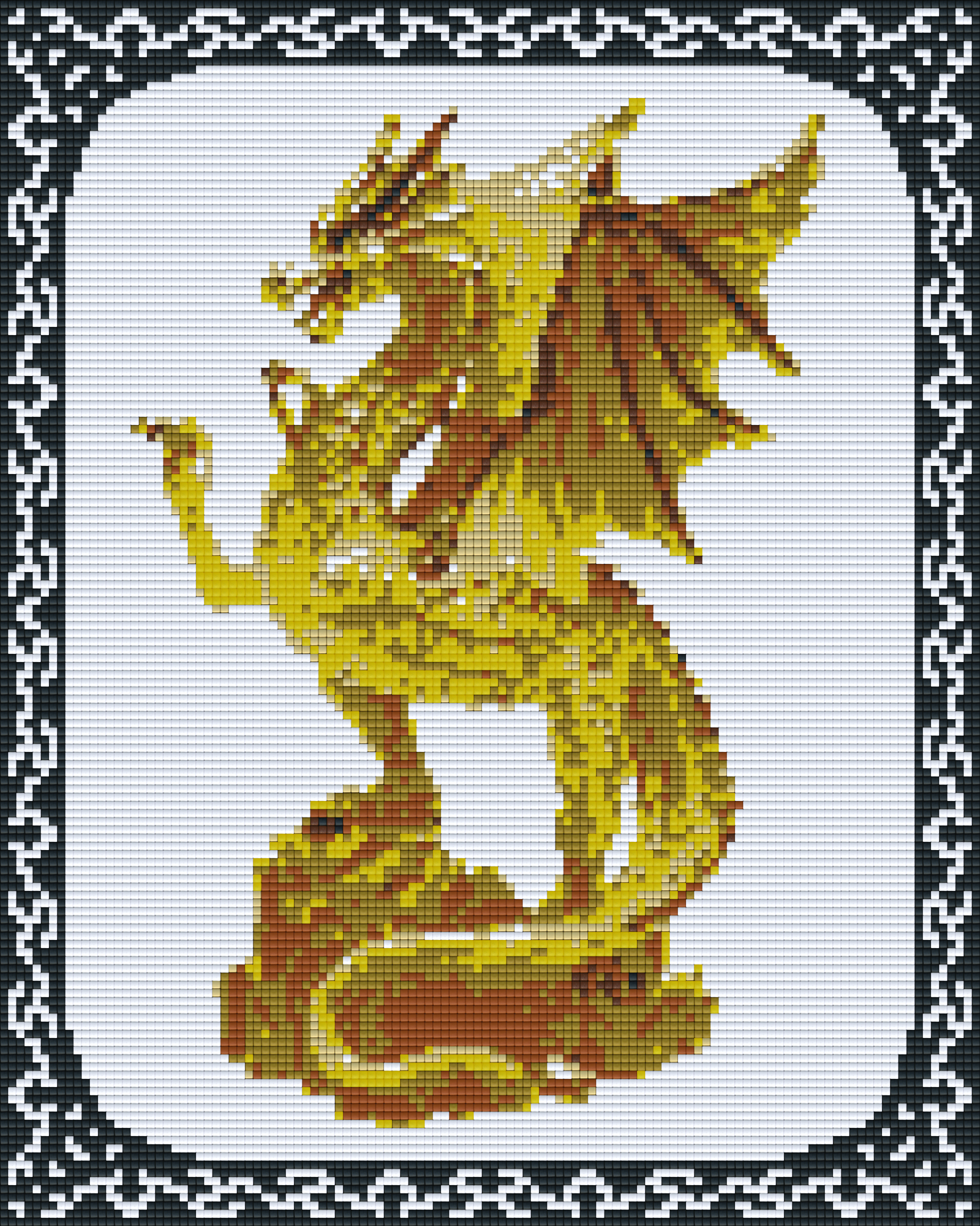 Pixelhobby Klassik Vorlage - Summer Dragon